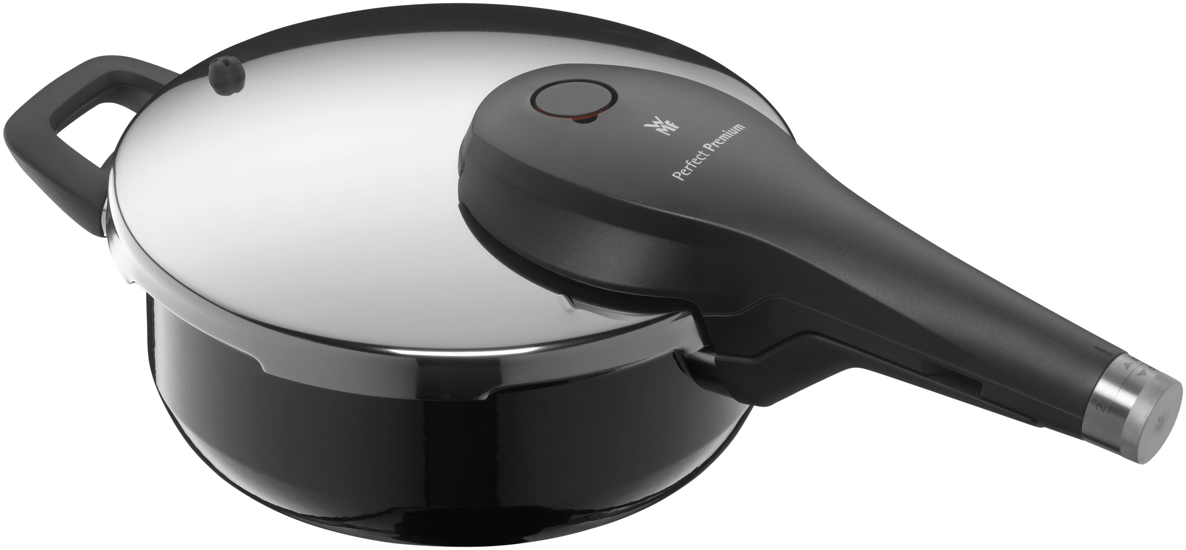 Trykkkoker Fusiontec Perfect Premium 22 cm 3,0 L Black - WMF forfra