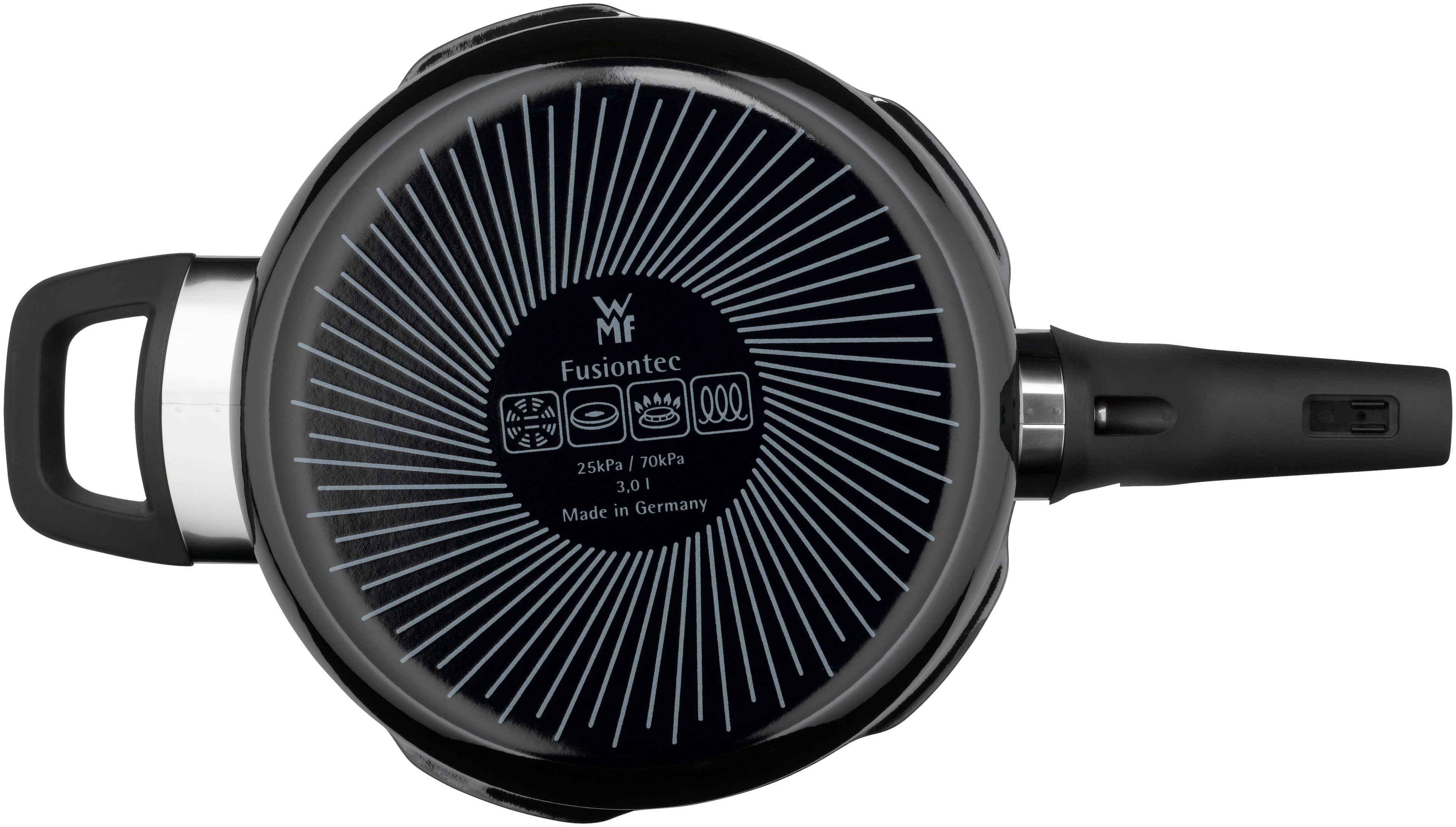 Montert trykkkoker Fusiontec Perfect Premium 22 cm 3,0 L Black - WMF