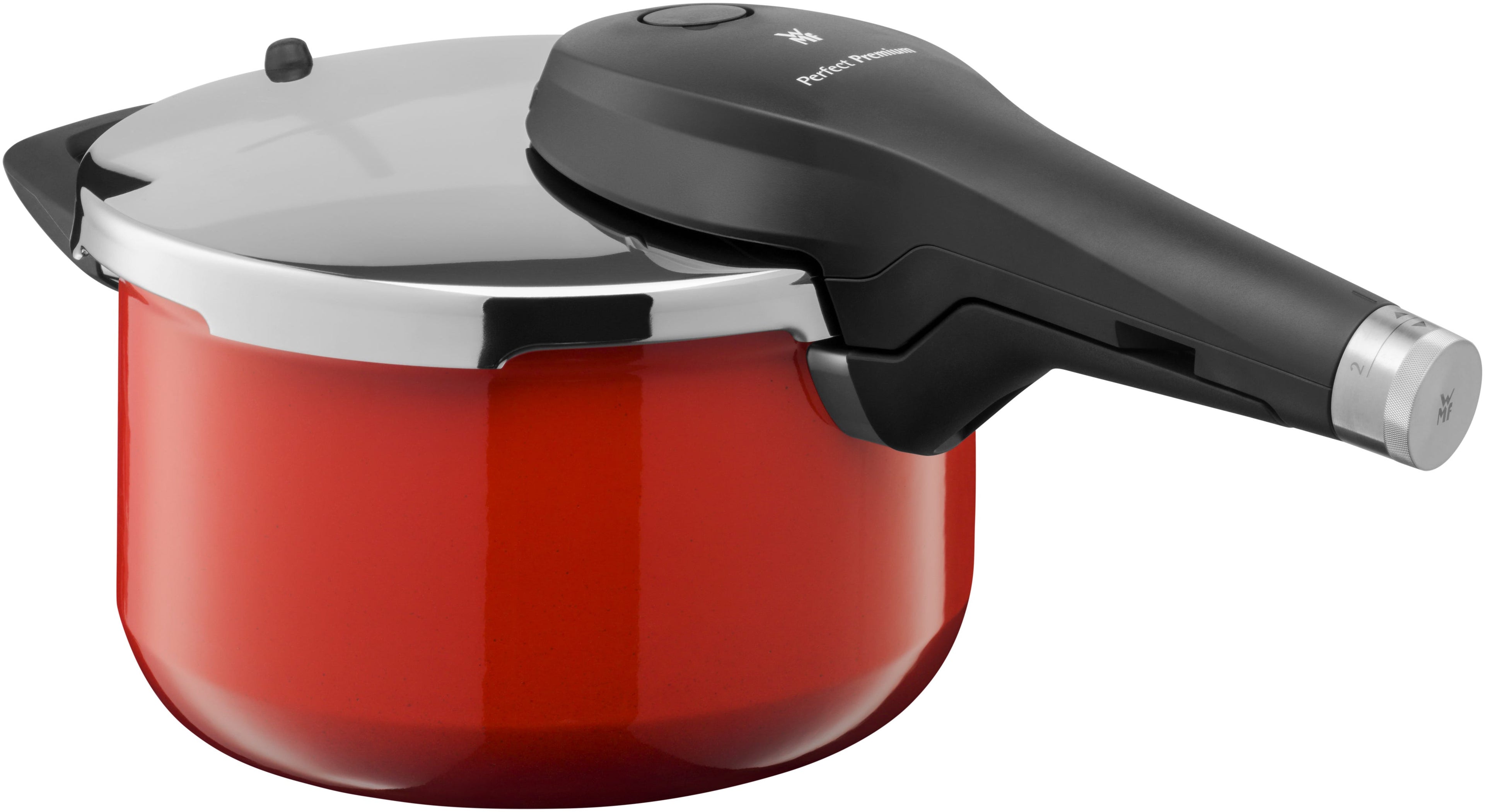 Trykkkoker Fusiontec Perfect Premium 22 cm 4,5 L Red - WMF forfra