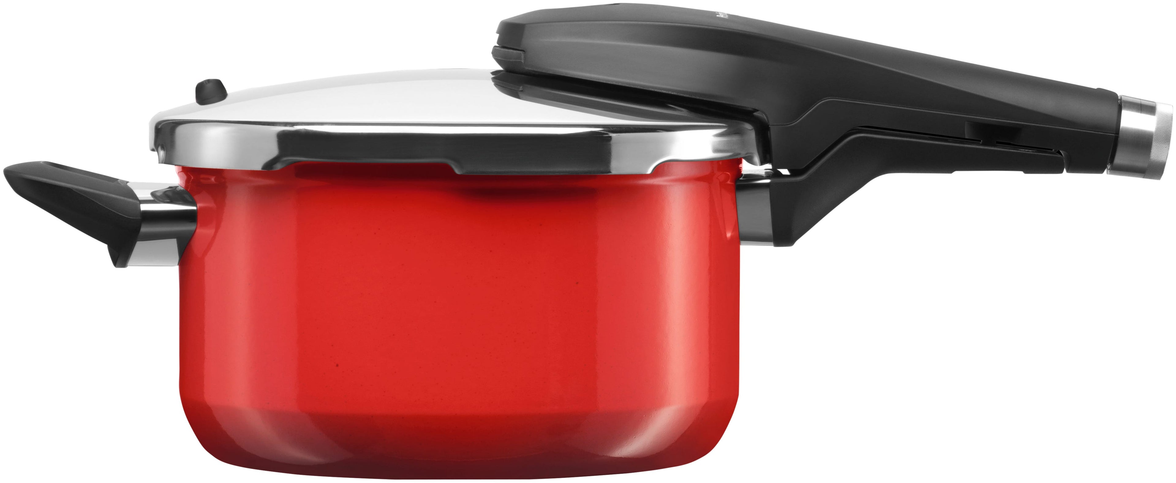 Nærbilde av håndtak på Trykkkoker Fusiontec Perfect Premium 22 cm 4,5 L Red - WMF