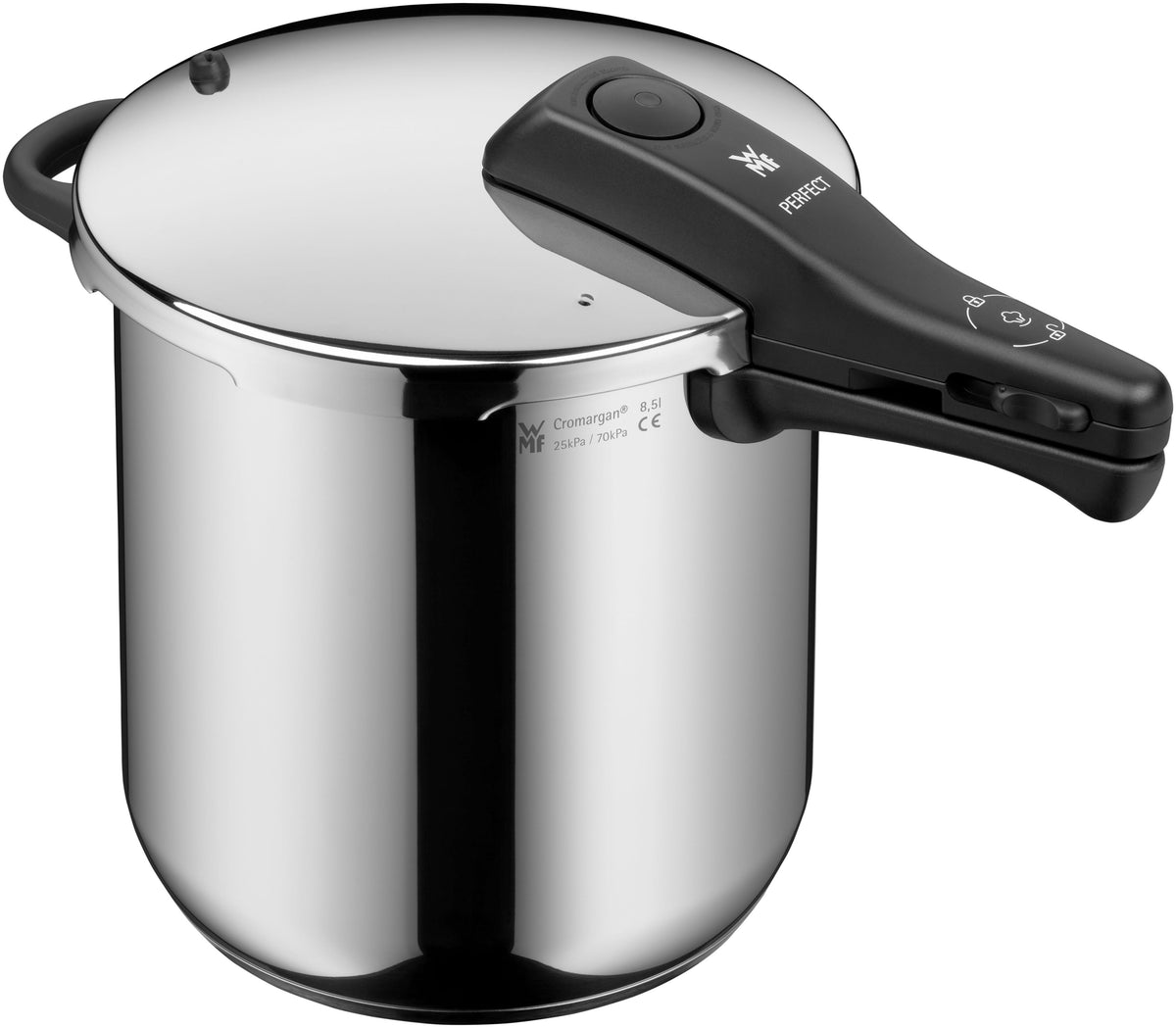 Trykkkoker Perfect One Pot rustfritt stål 22 cm 8,5 L forfra
