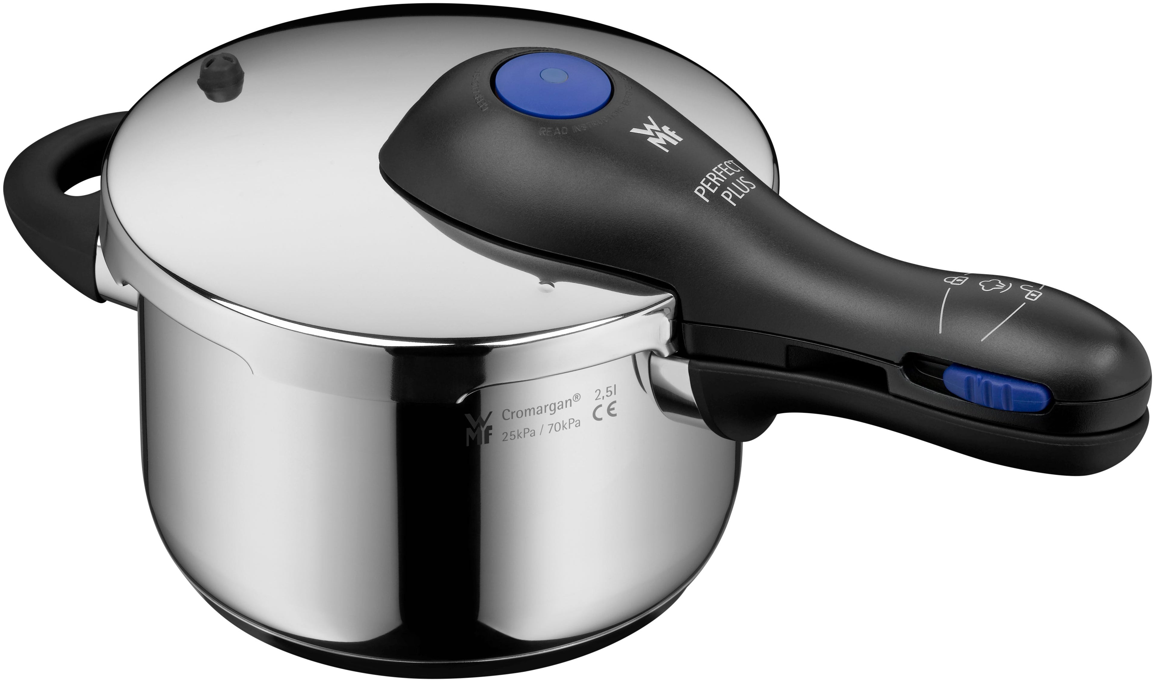 Trykkkoker Perfect Plus rustfritt stål 2,5 L - WMF forfra