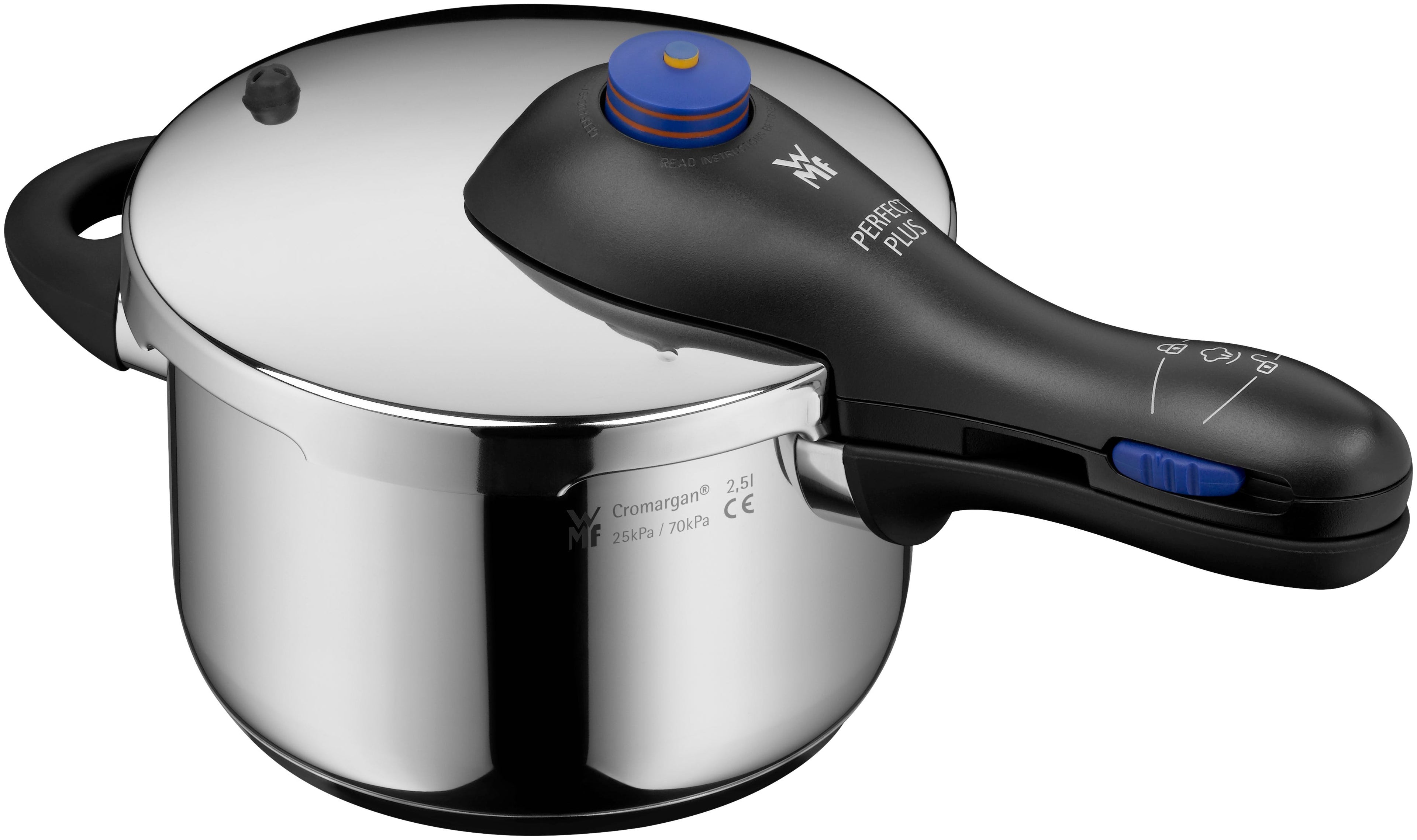 Montert Trykkkoker Perfect Plus rustfritt stål 2,5 L - WMF på komfyr