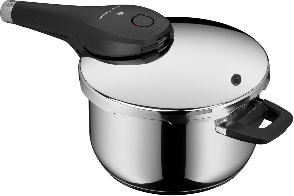 Trykkkoker rustfritt stål 22 cm 4,5 L Perfect Premium - WMF bakside