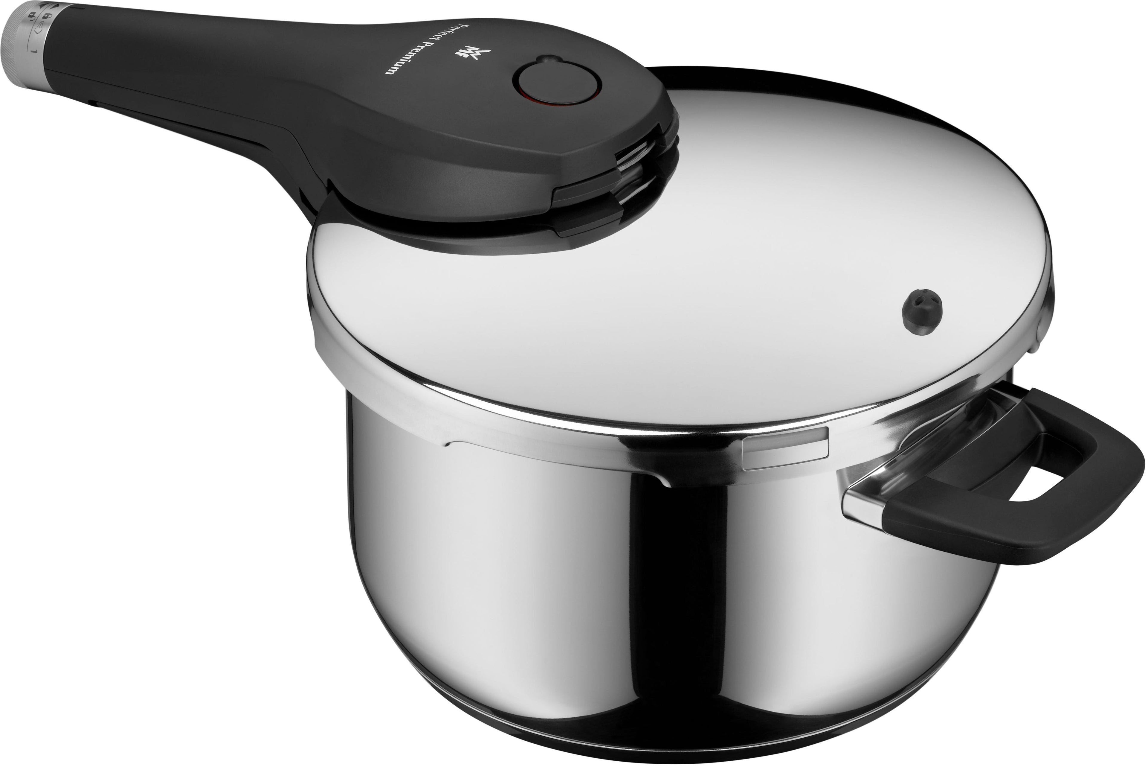 Trykkkoker rustfritt stål 22 cm 4,5 L Perfect Premium - WMF bakside