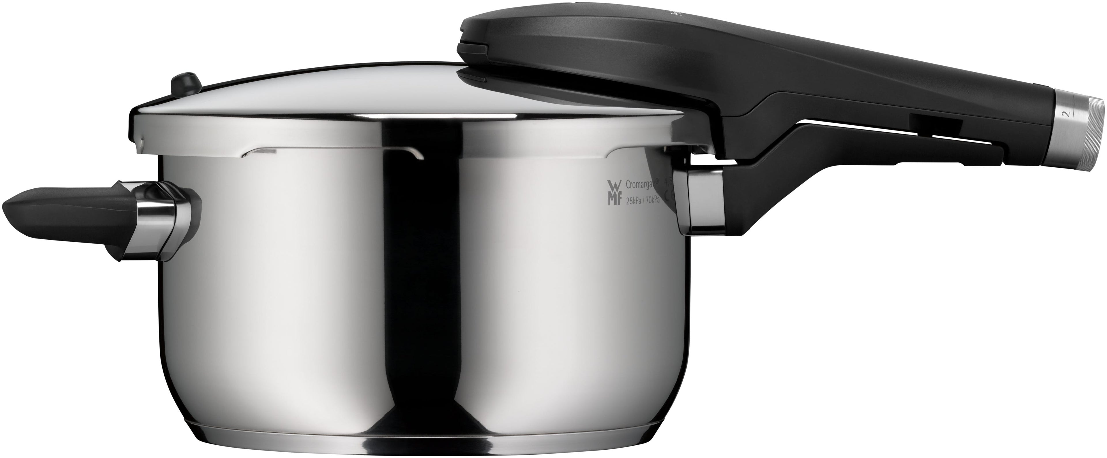 Trykkkoker rustfritt stål 22 cm 4,5 L Perfect Premium - WMF detalj av lokk