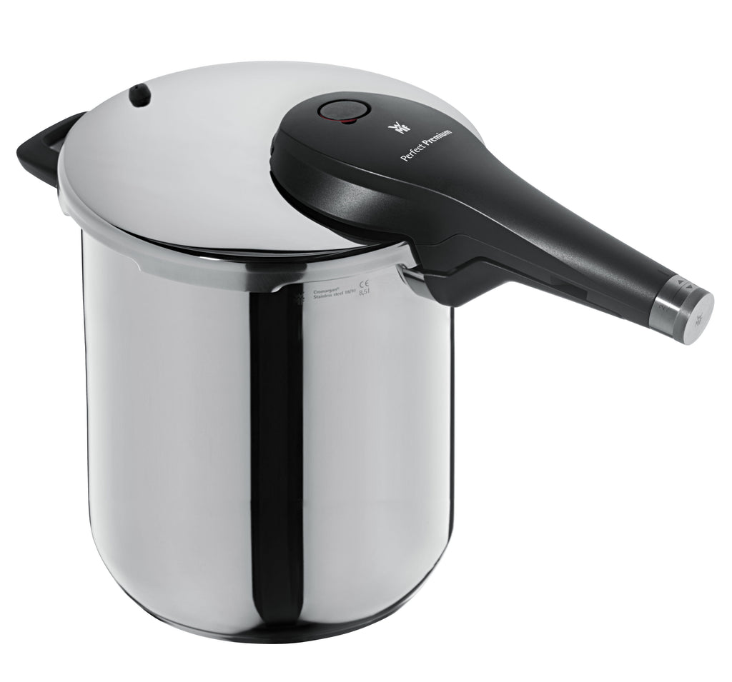 Trykkkoker rustfritt stål 22 cm 8,5 L Perfect Premium - WMF forfra