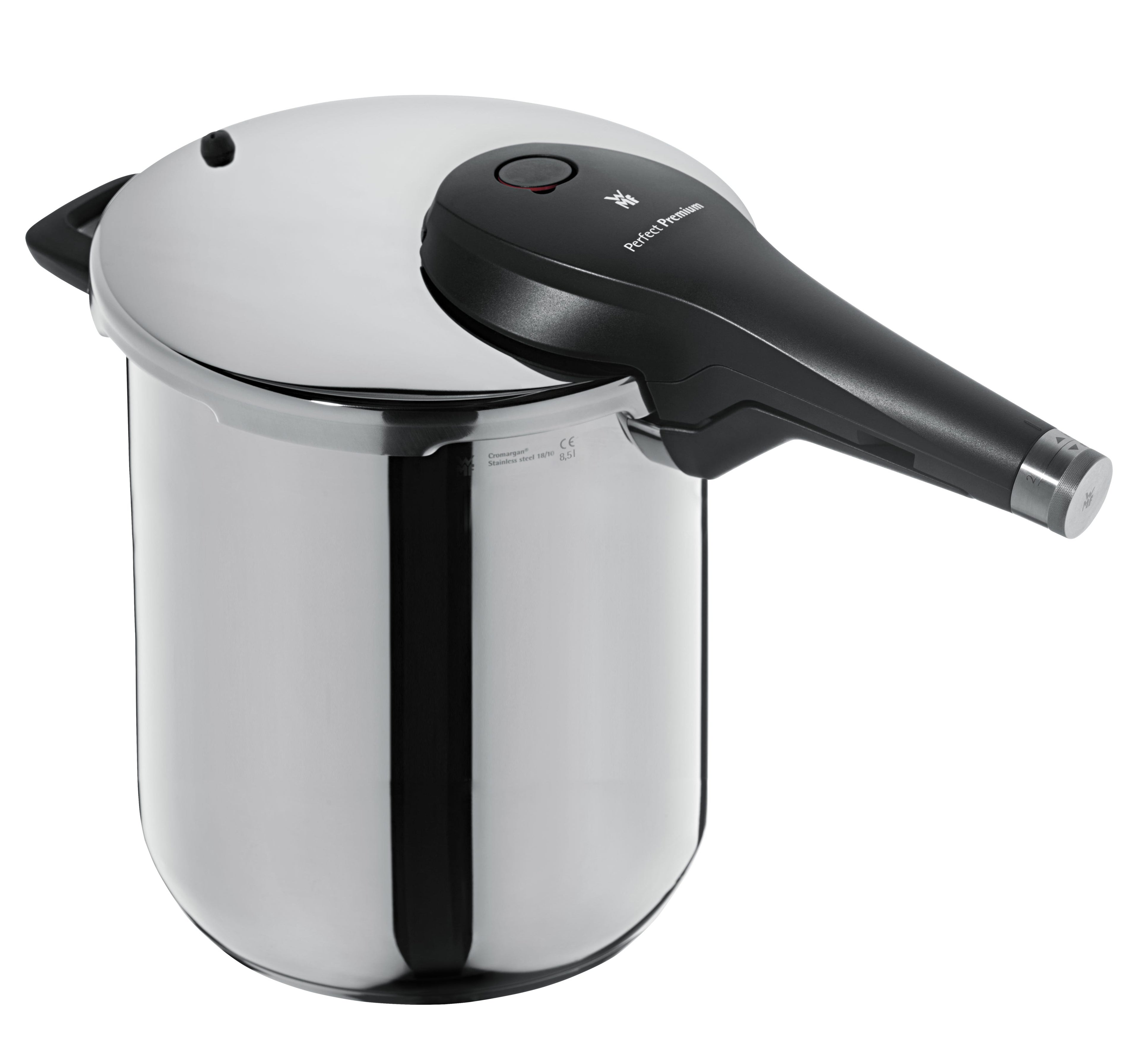 Trykkkoker rustfritt stål 22 cm 8,5 L Perfect Premium - WMF forfra