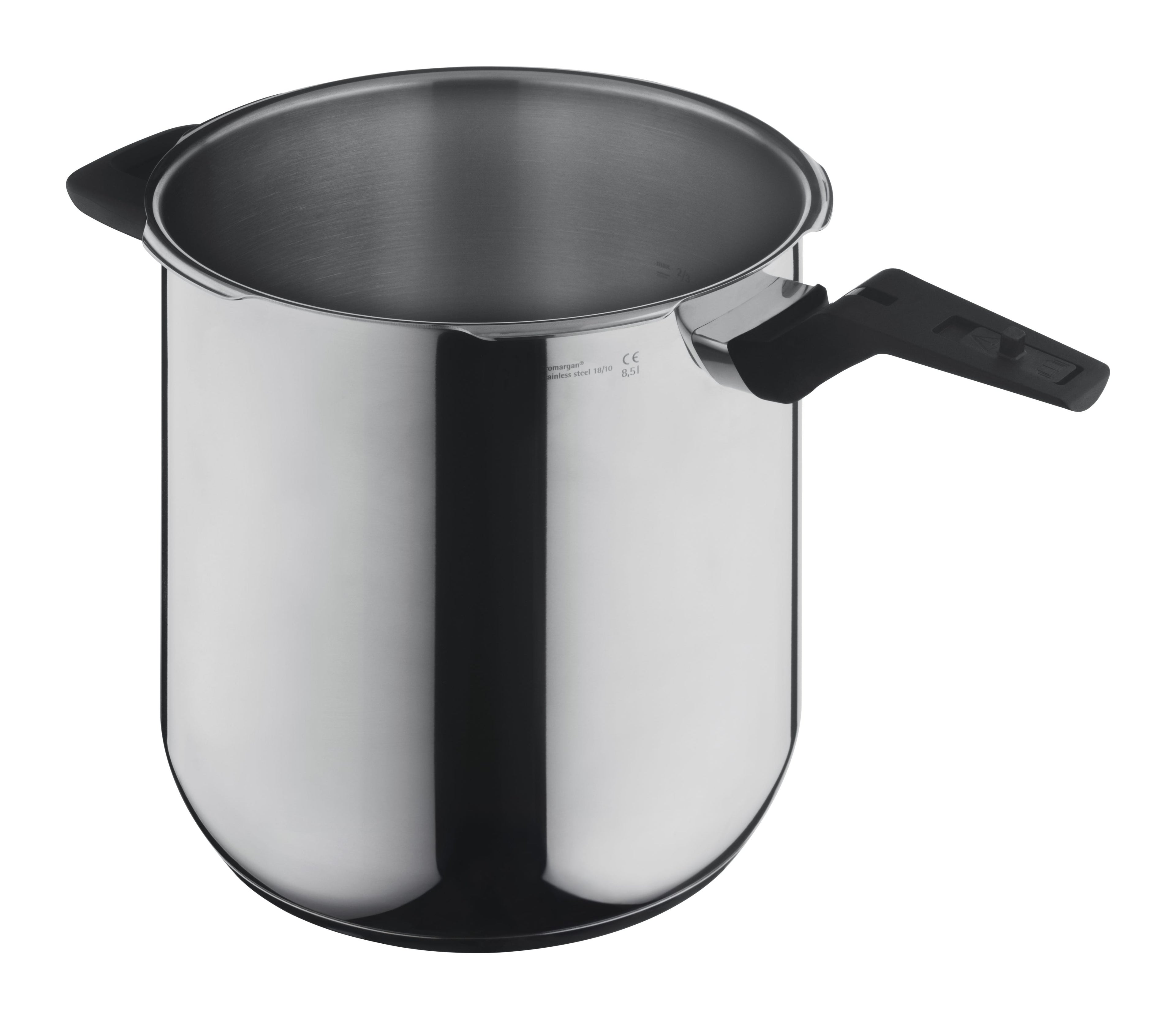 Nærbilde av lokk på trykkkoker rustfritt stål 22 cm 8,5 L Perfect Premium - WMF