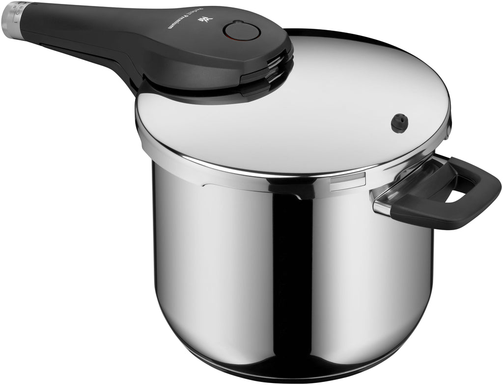 Trykkkoker-sett 22 cm med dampinnsats 6,5 og 3,0 L - WMF dampinnsats montert