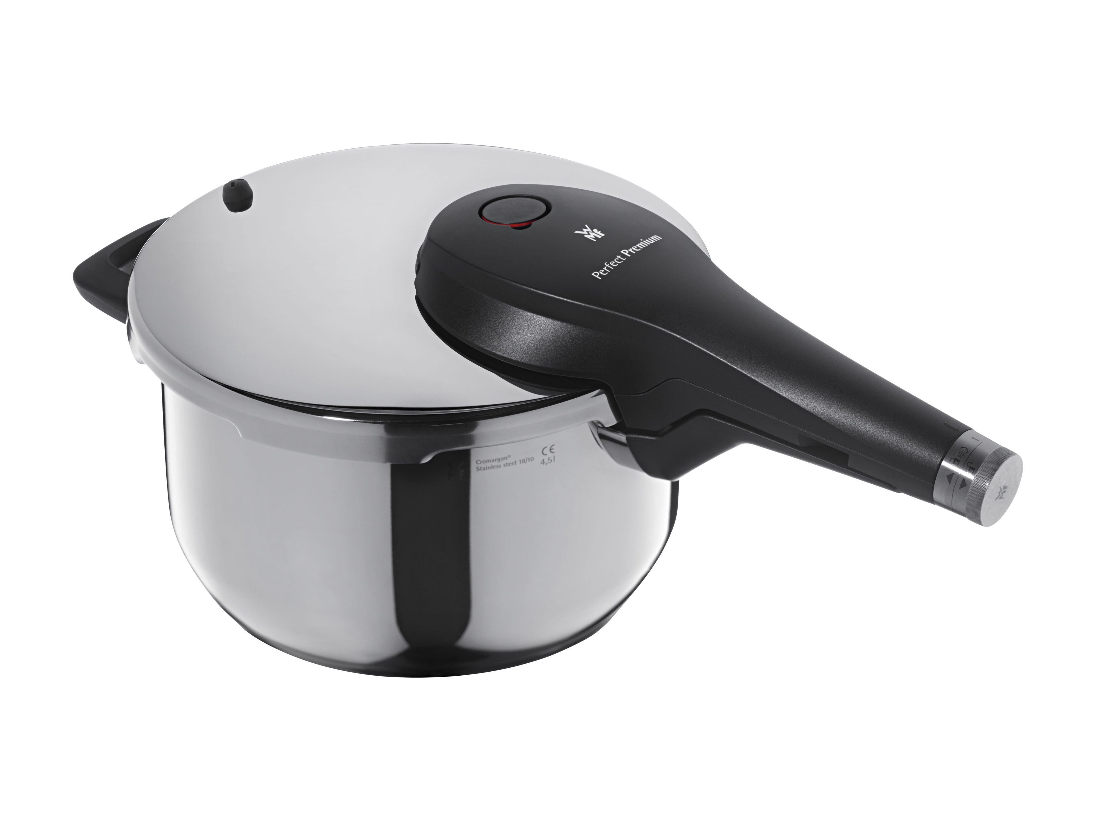 Detalj av trykkoker-sett 22 cm med dampinnsats WMF