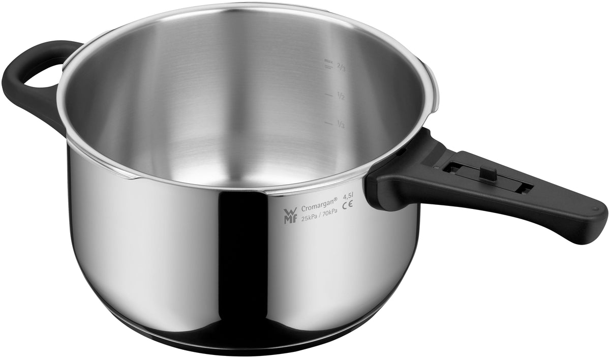 Trykkkoker-sett 22 cm rustfritt stål 8,5 og 4,5 L - WMF bakside