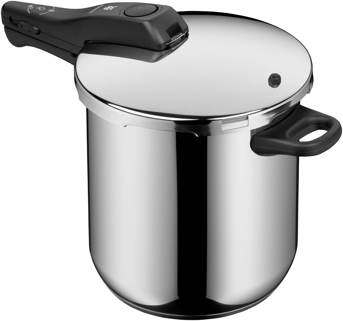Trykkkoker-sett 22 cm rustfritt stål 8,5 og 4,5 L - WMF trykkindikator