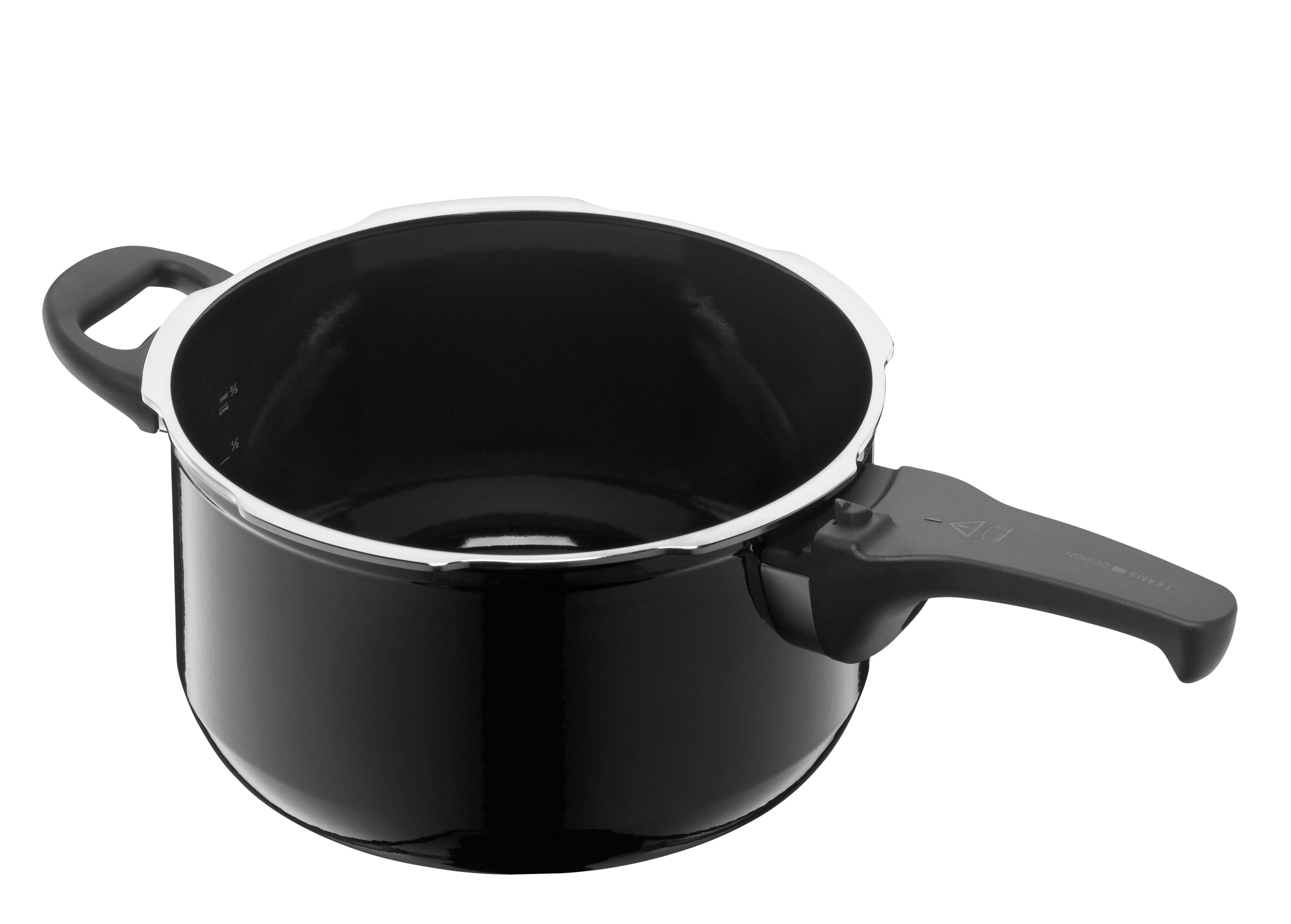 Trykkkoker-sett Silargan® 22 cm, 4,5 l og 3,0 l black - Silit visning av trykkventil