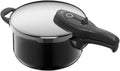 Trykkkoker Silargan® Sicomatic t-Plus 22 cm 4,5 L svart forfra