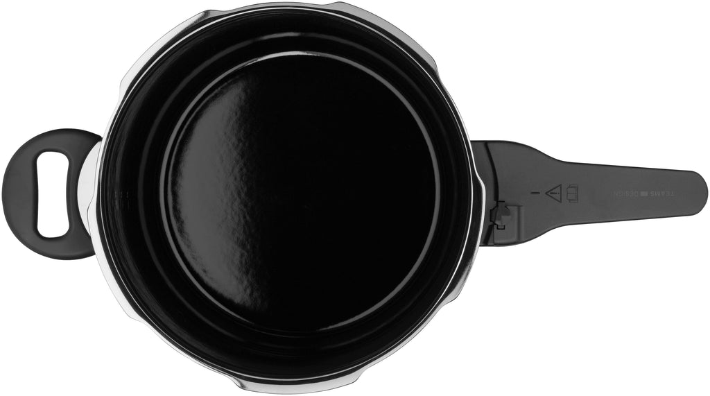 Trykkkoker Silargan® Sicomatic t-Plus 22 cm 6,5 L svart med åpent lokk
