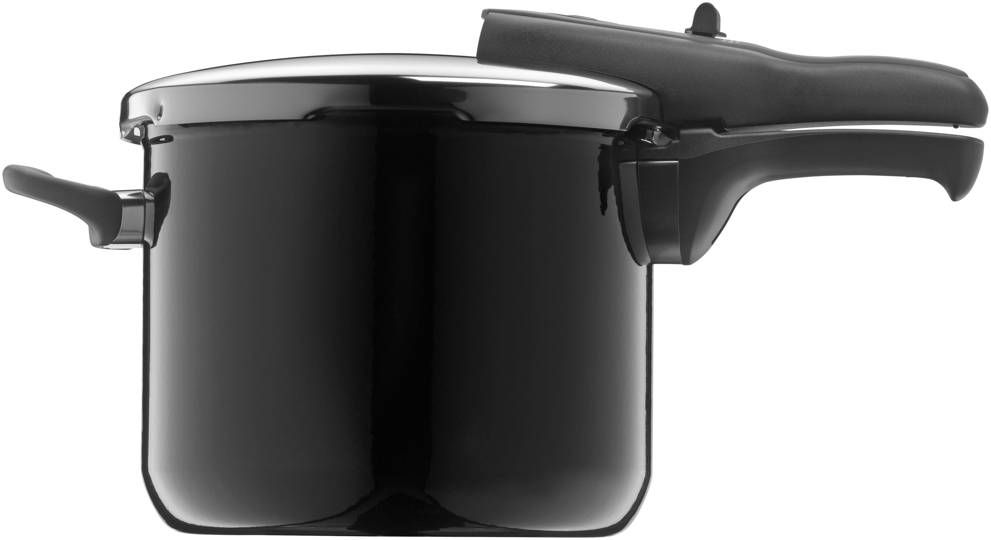 Trykkkoker Silargan® Sicomatic t-Plus 22 cm 6,5 L svart i bruk