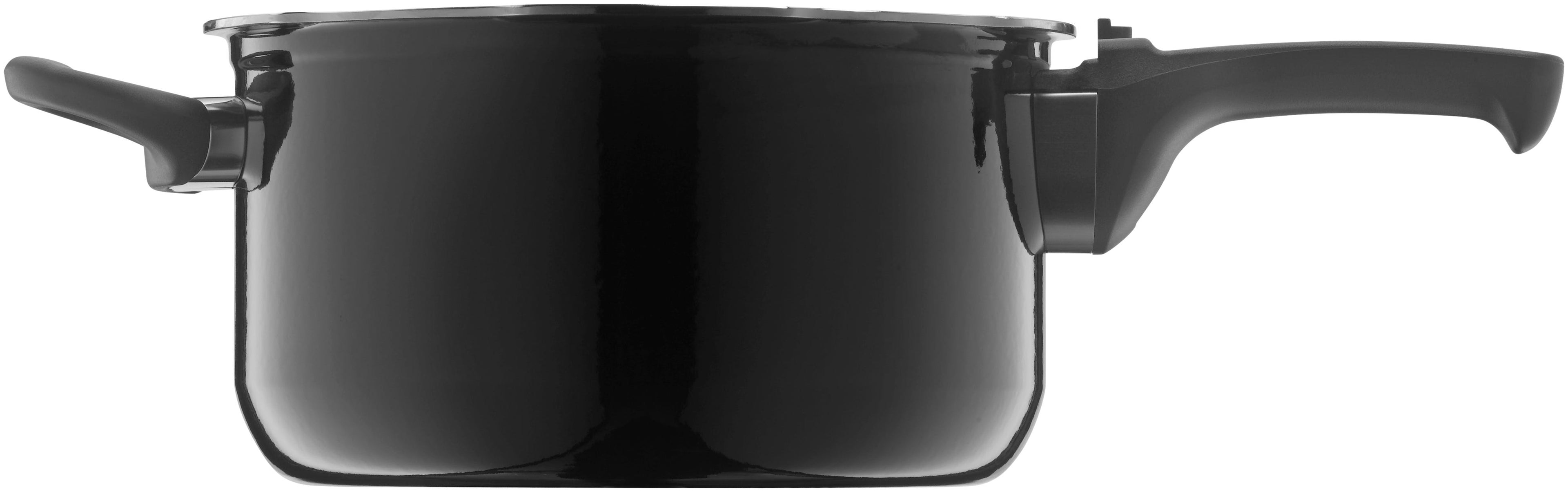Trykkkoker Silargan® Sicomatic t-Plus 2,5 L svart i bruk