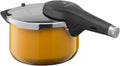 Trykkkoker Fusiontec 22 cm 4,5 L gul WMF forfra