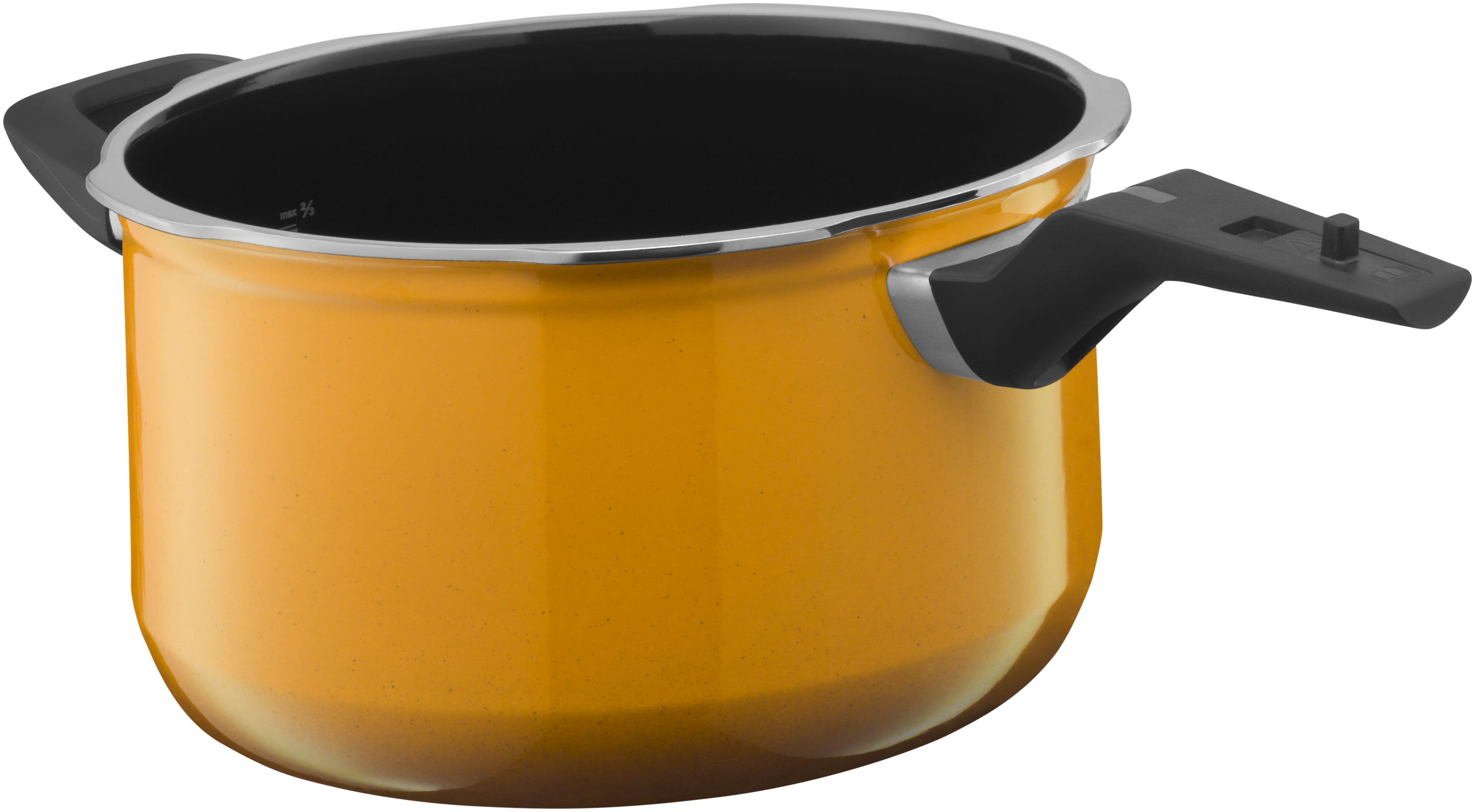 Bakside av Trykkkoker Fusiontec 22 cm 4,5 L gul WMF