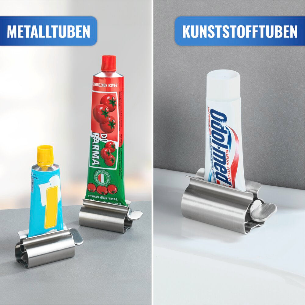 Tubepresse rustfritt stål for plast- og metalltuber WENKO detalj