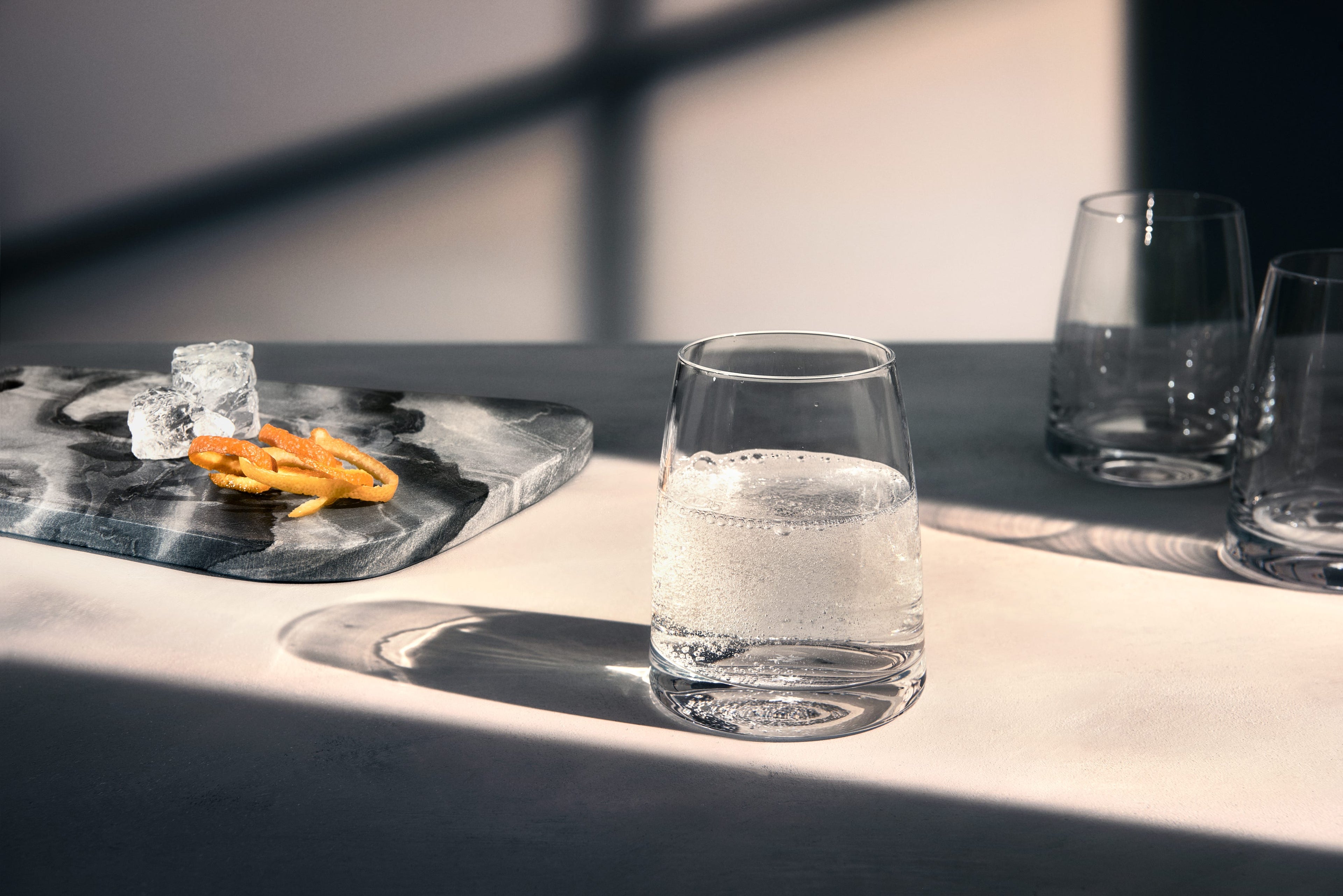 Detalj av Tumbler drikkeglass krystall 32,5 cL 4-delt sett Kineo
