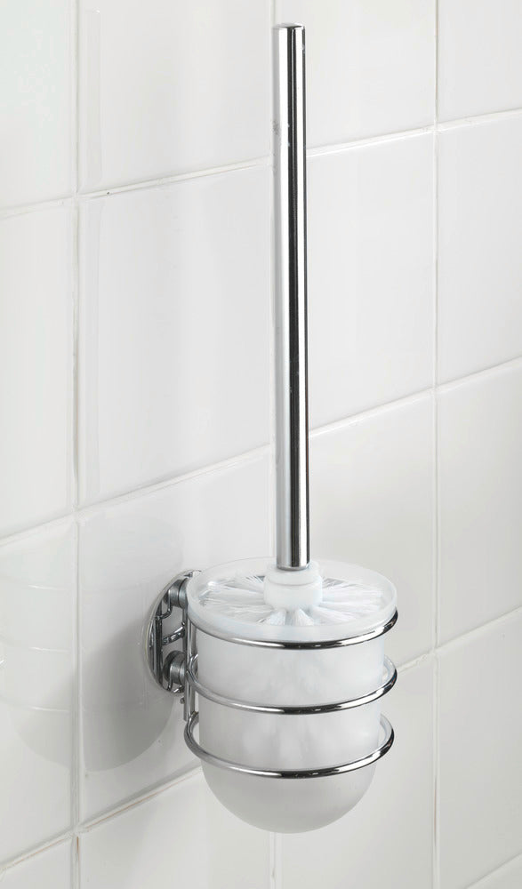 Turbo-Loc® toalettbørste med holder veggmontert krom nærbilde av holder