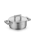 Ultimate Cool+ gryte med lokk 20 cm rustfritt stål forfra
