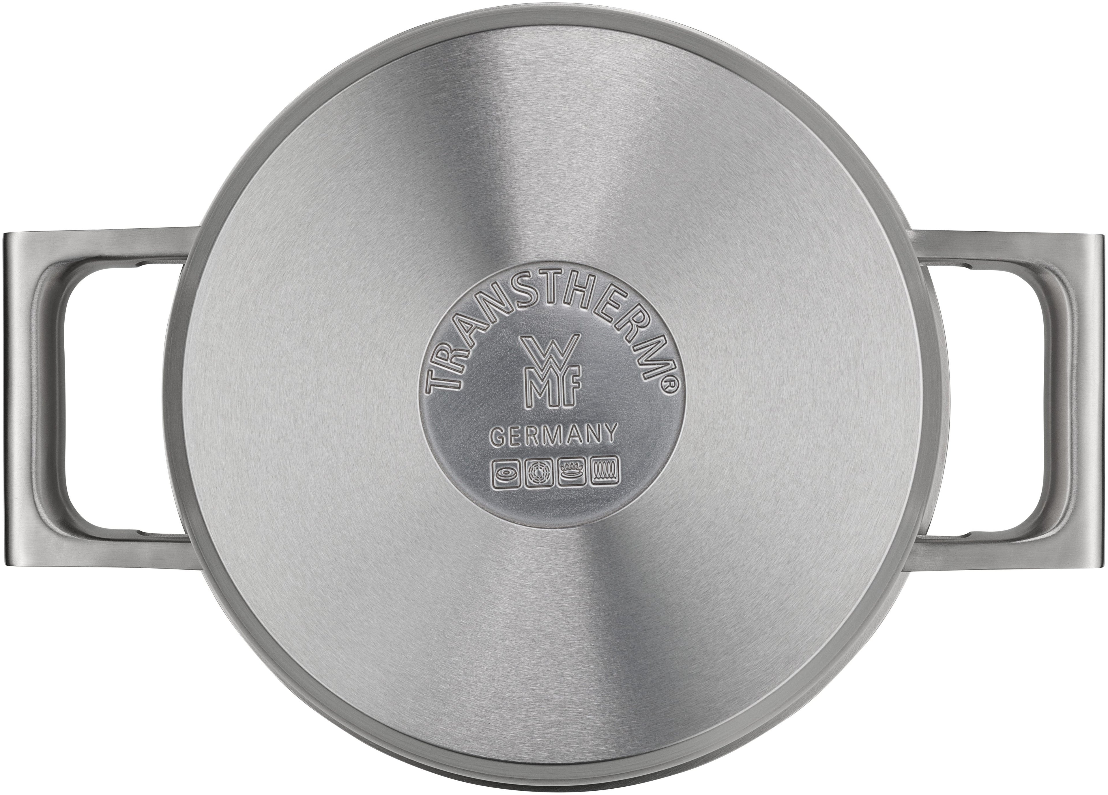 Ultimate Cool+ gryte med lokk 20 cm rustfritt stål visning av innvendig måleskala