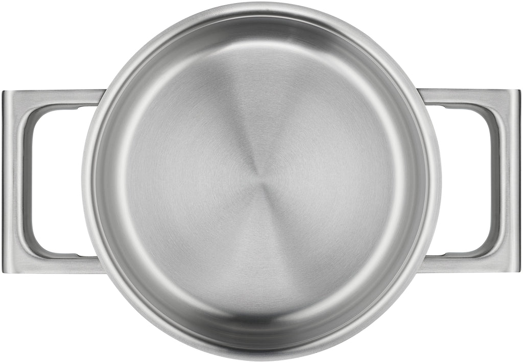 Ultimate Cool+ gryte 16 cm rustfritt stål montert på kokeplate