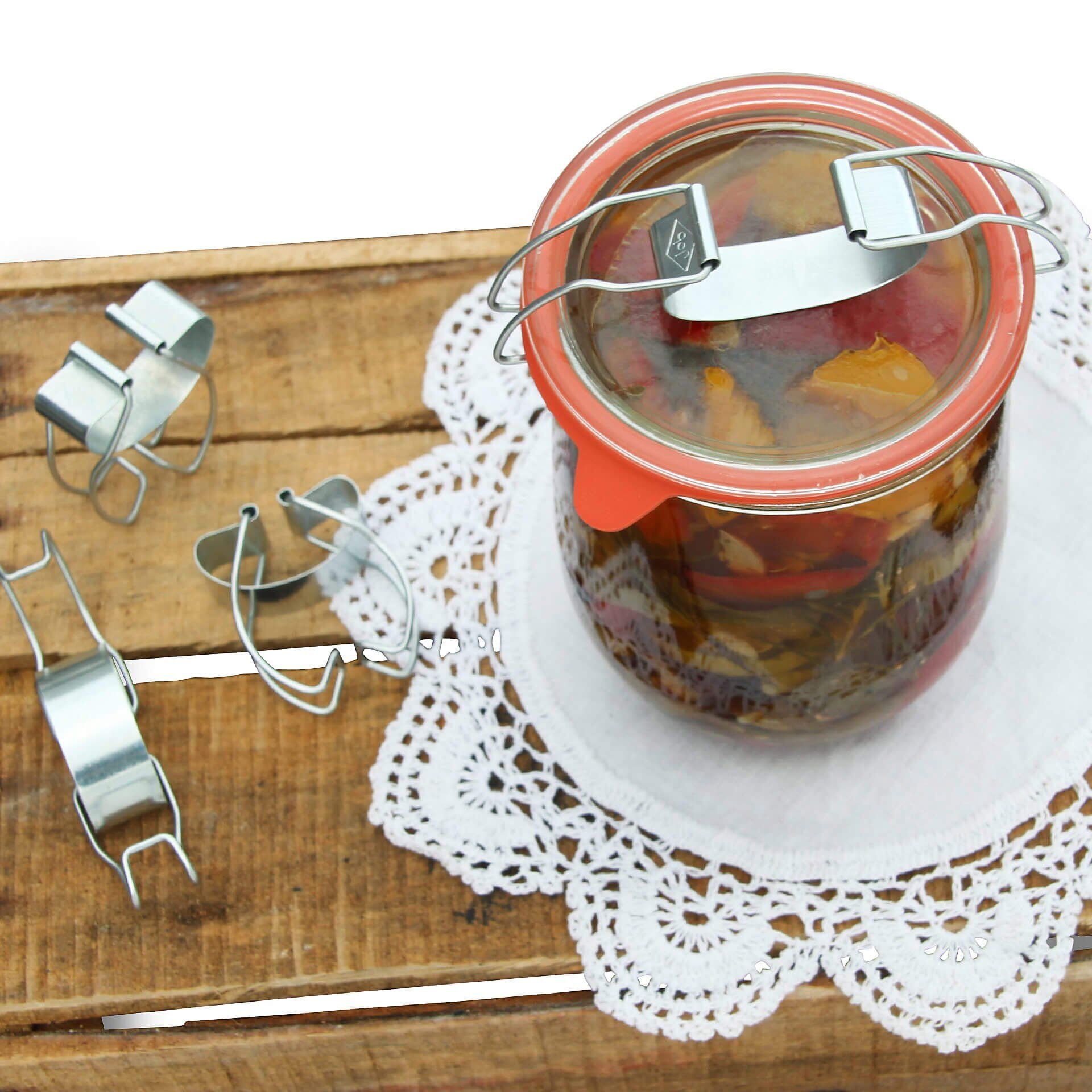 Universalbøyler for hermetiseringsglass rustfritt stål 4 stk detalj