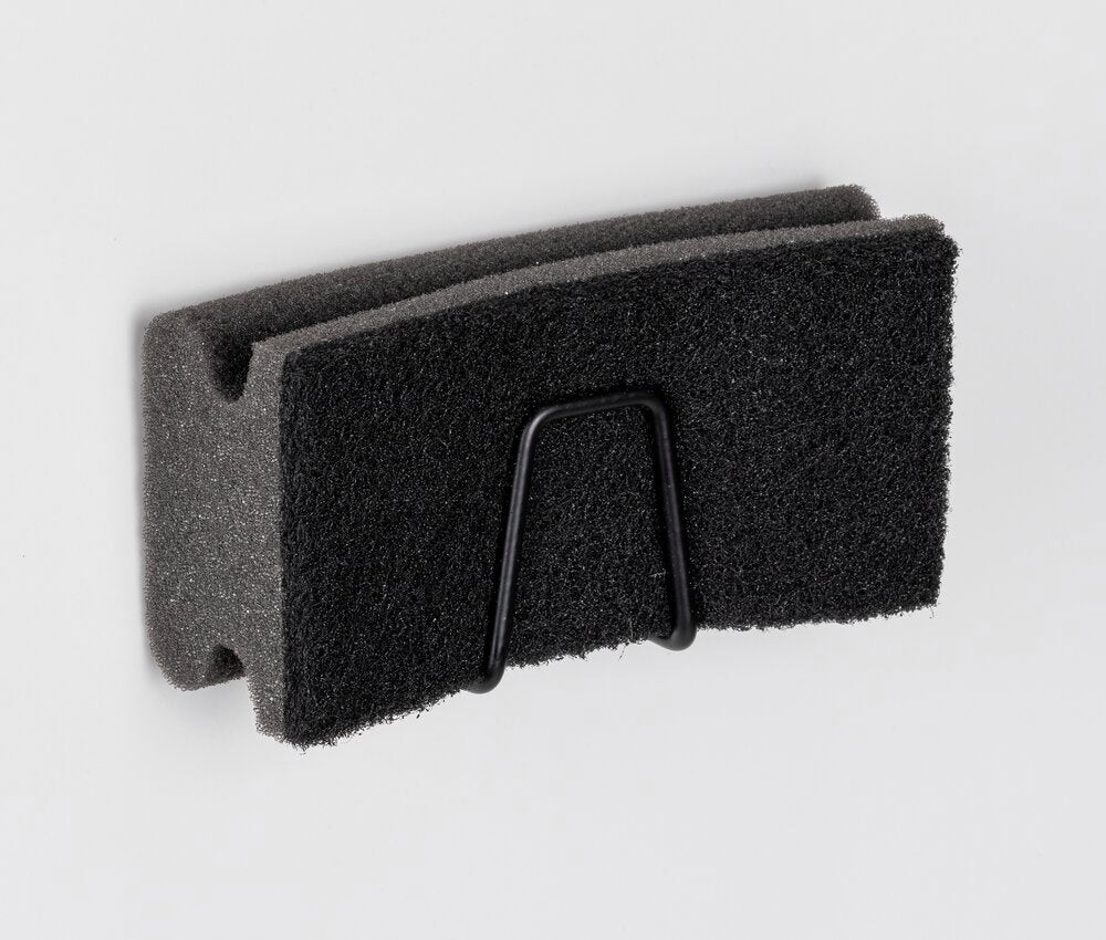 Universalholder rustfritt stål svart - WENKO sideprofil