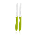 Universalkniv 11 cm bølgeslipt grønn 2-delt sett - WMF forfra