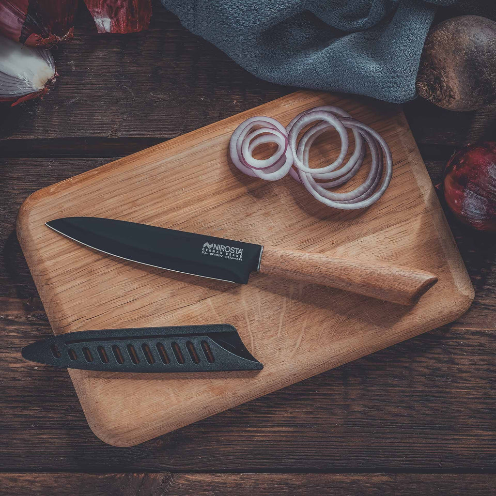 Universalkniv Flow 13,5 cm rustfritt stål med non-stick bakside
