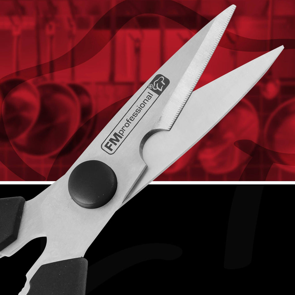 Universalsaks 21 cm rustfritt stål delbar - FMprofessional bakside