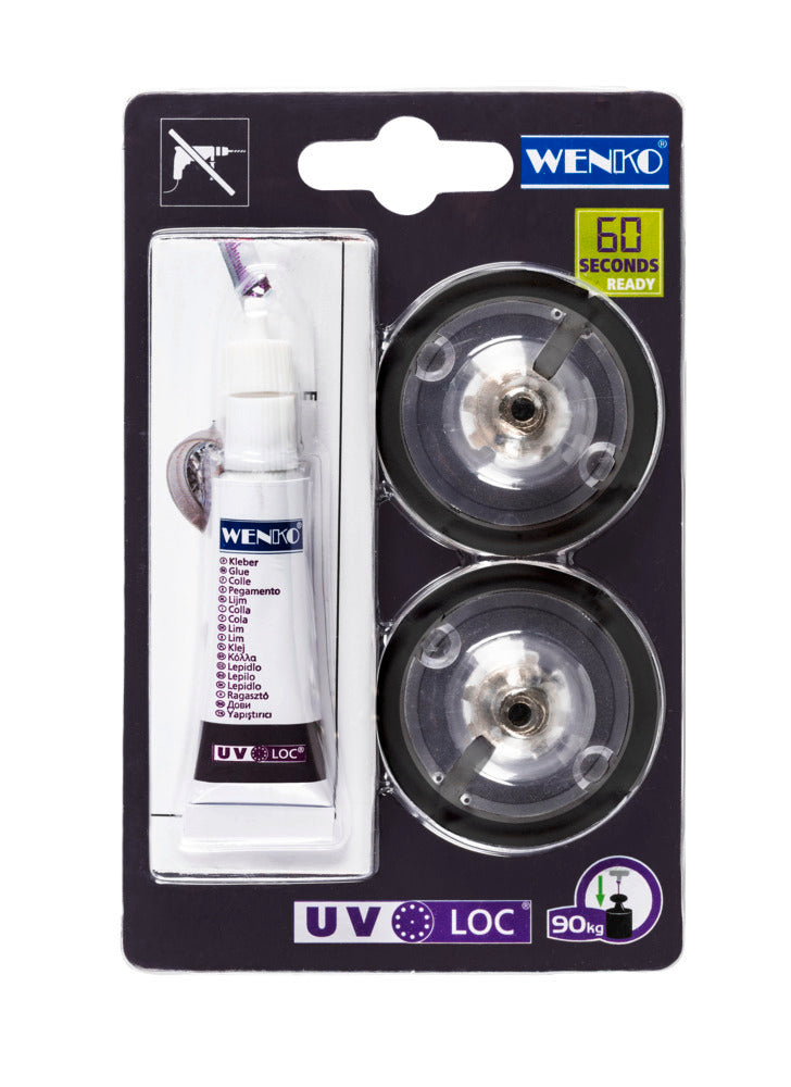 UV-Loc® erstatningssett borrefritt festesystem plast forfra
