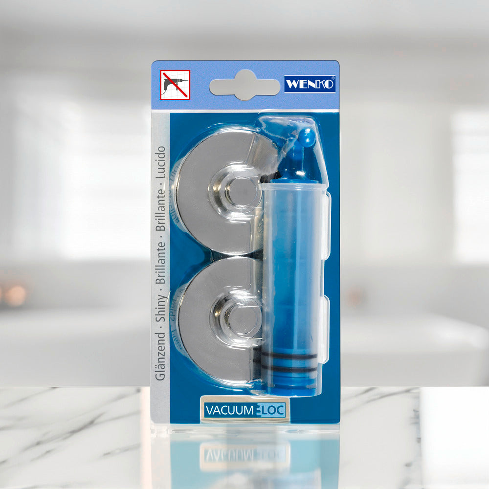 Detalj av Vacuum-Loc® adapter Premium Classic Style 2-delt sett i blank sølv