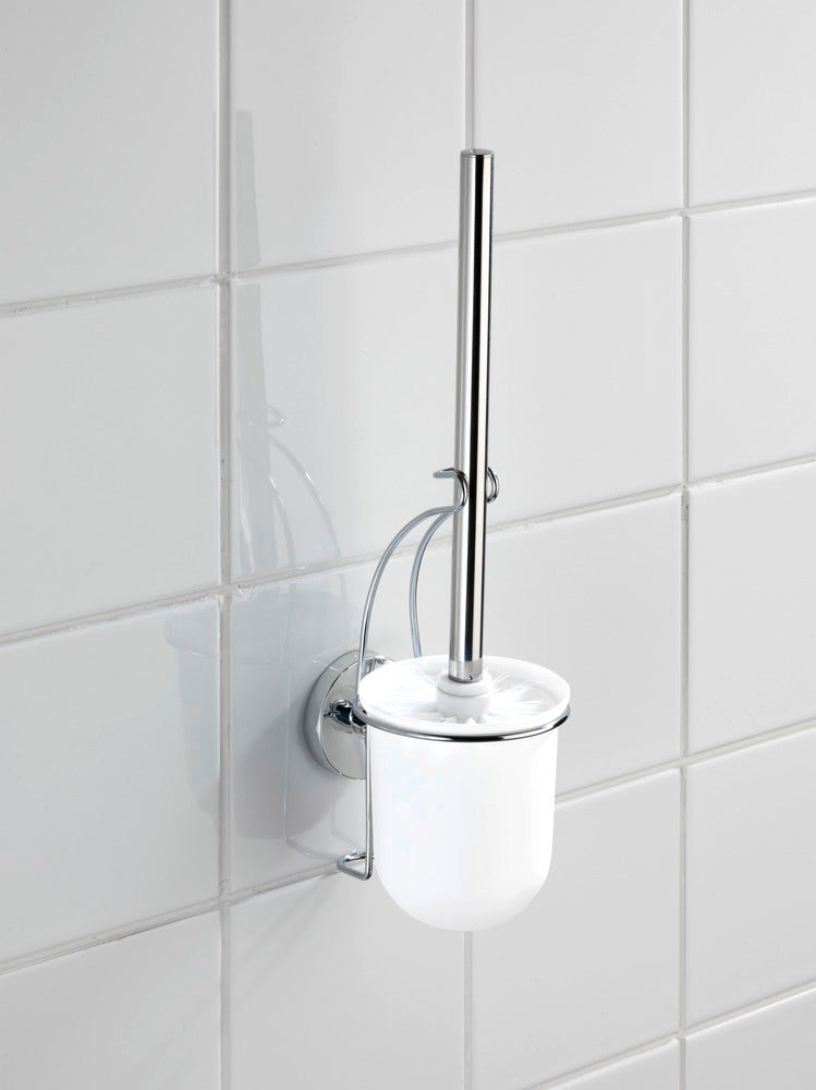 Nærbilde av Vacuum-Loc® toalettbørste med holder Milazzo veggmontert krom