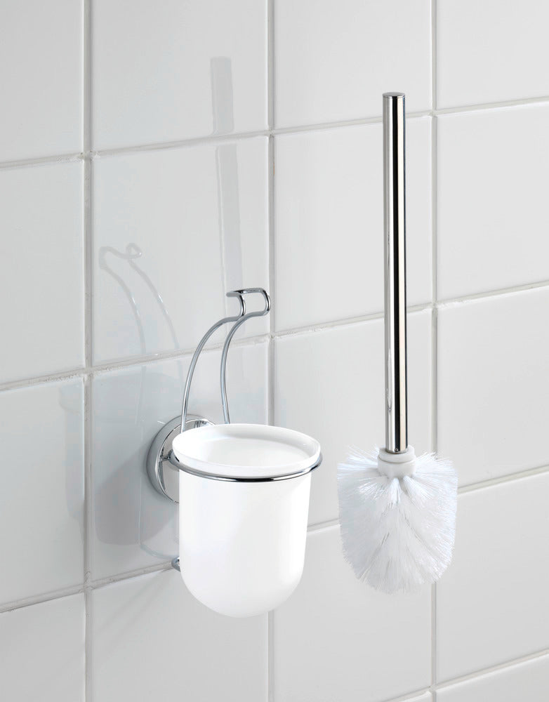 Vacuum-Loc® toalettbørste med holder Milazzo veggmontert krom - WENKO