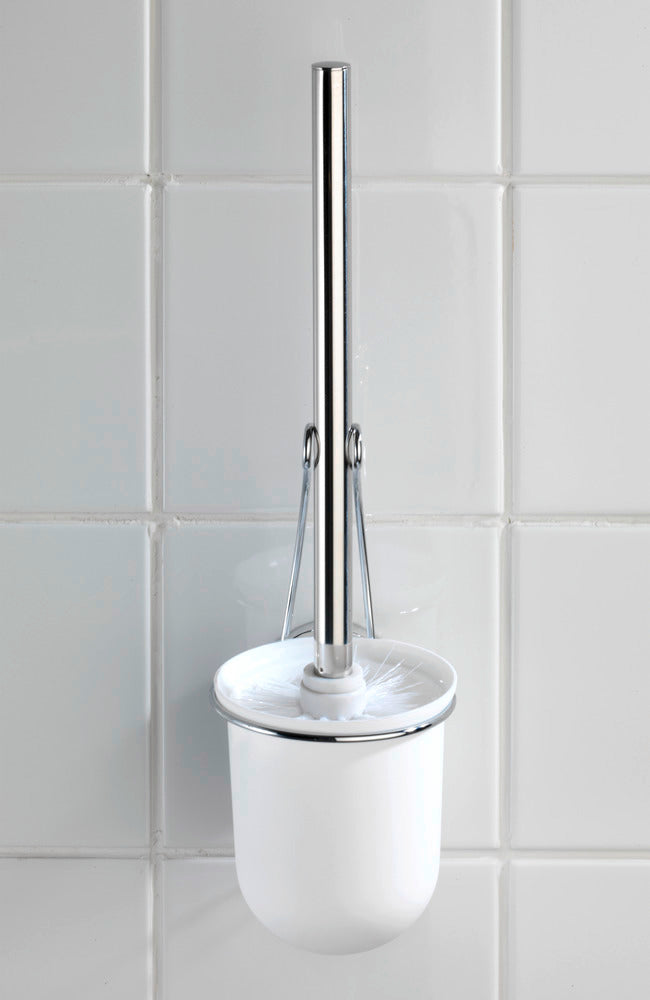 Vacuum-Loc® toalettbørste med holder Milazzo veggmontert krom - WENKO
