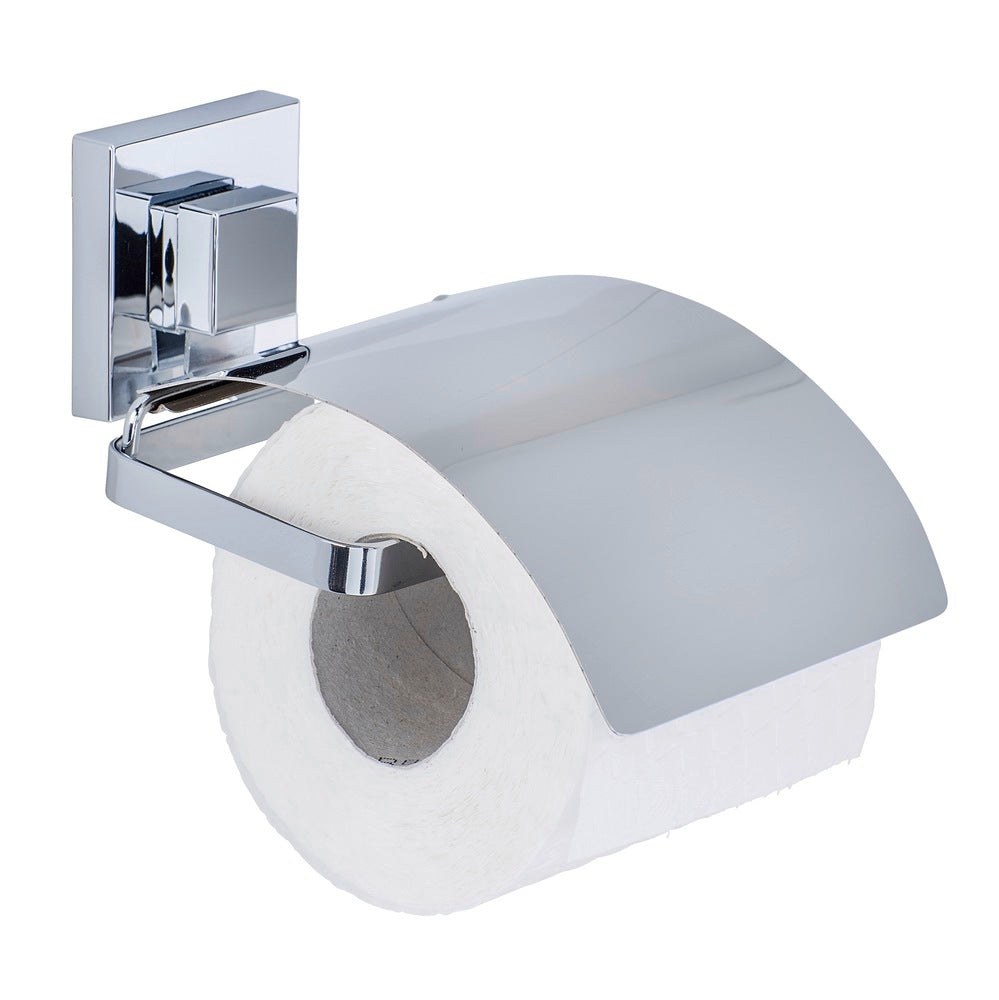 Vacuum-Loc® toalettsett Quadro 2-delt rustfritt stål montert