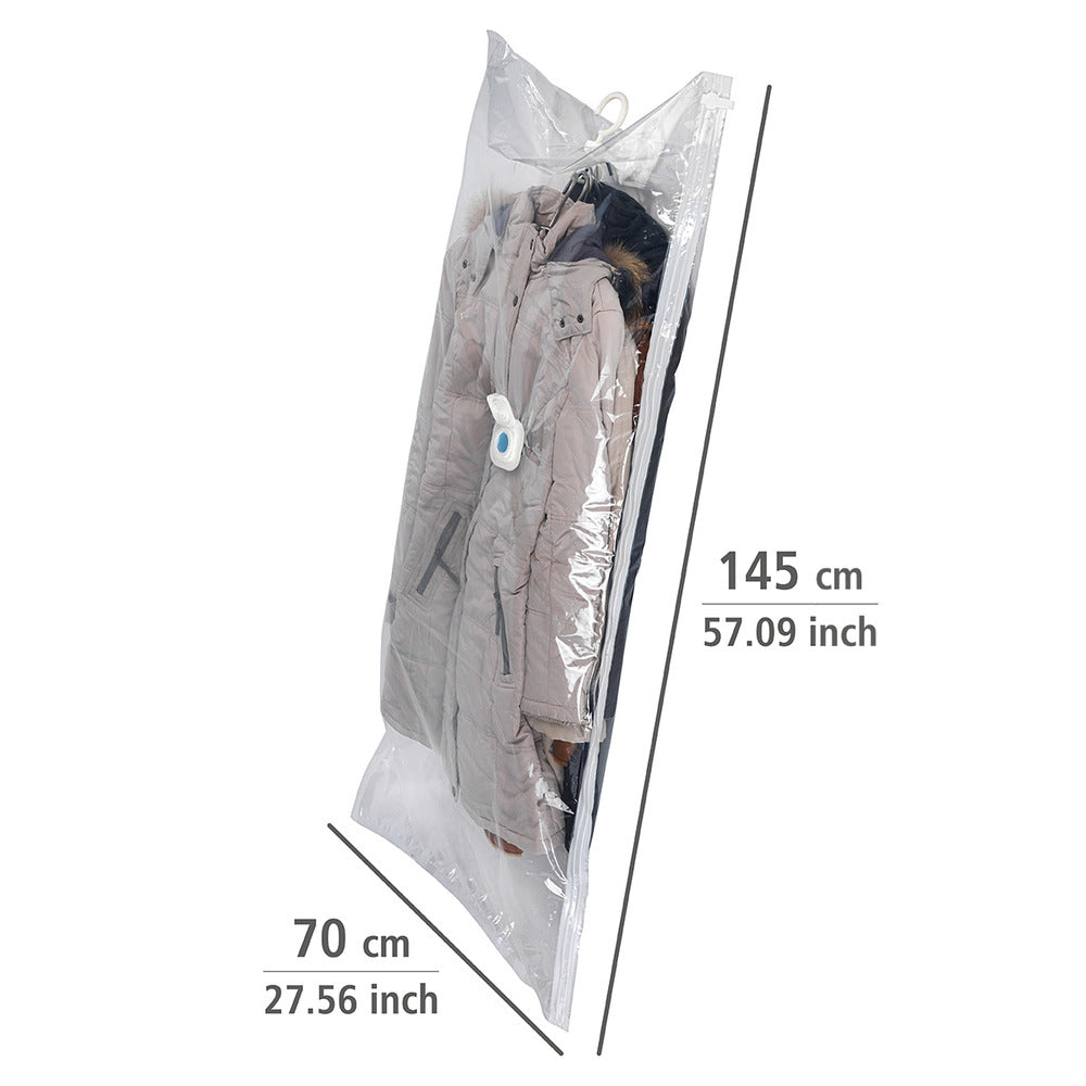 Vakuum kledspose XL 145 x 70 cm plassbesparende - WENKO lukking