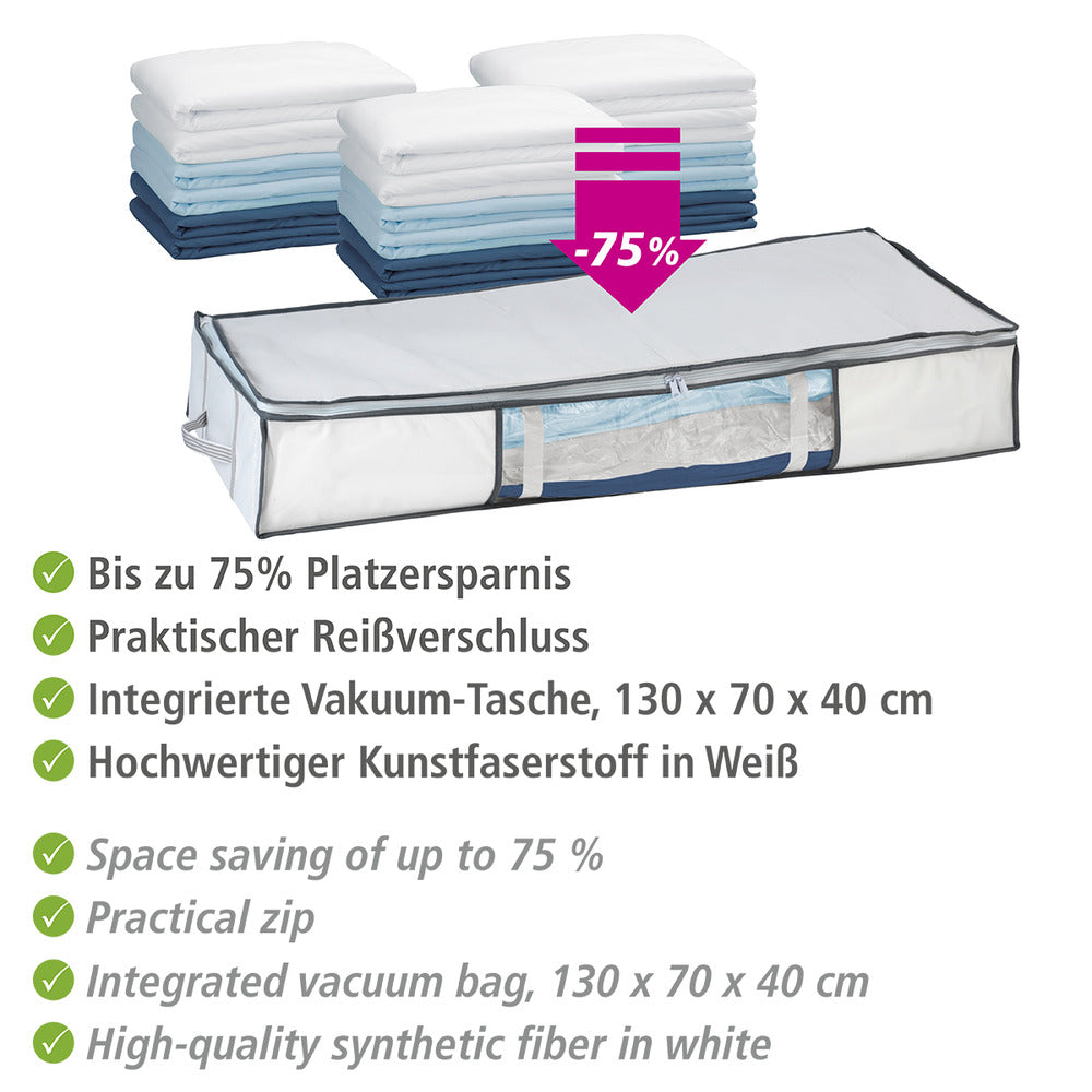 Vakuum undersengboks med plassbesparelse opptil 75 % - Wenko nærbilde av materiale