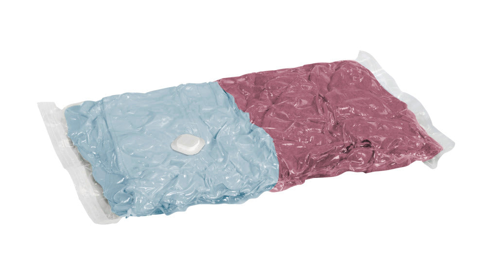 Vakuumposer for klær 90 x 55 cm 2-delt sett plast Wenko forfra