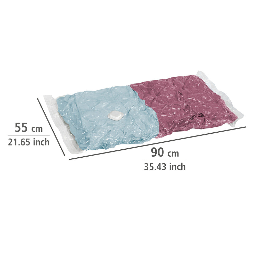 Vakuumposer for klær 90 x 55 cm 2-delt sett plast Wenko pakkeløsning