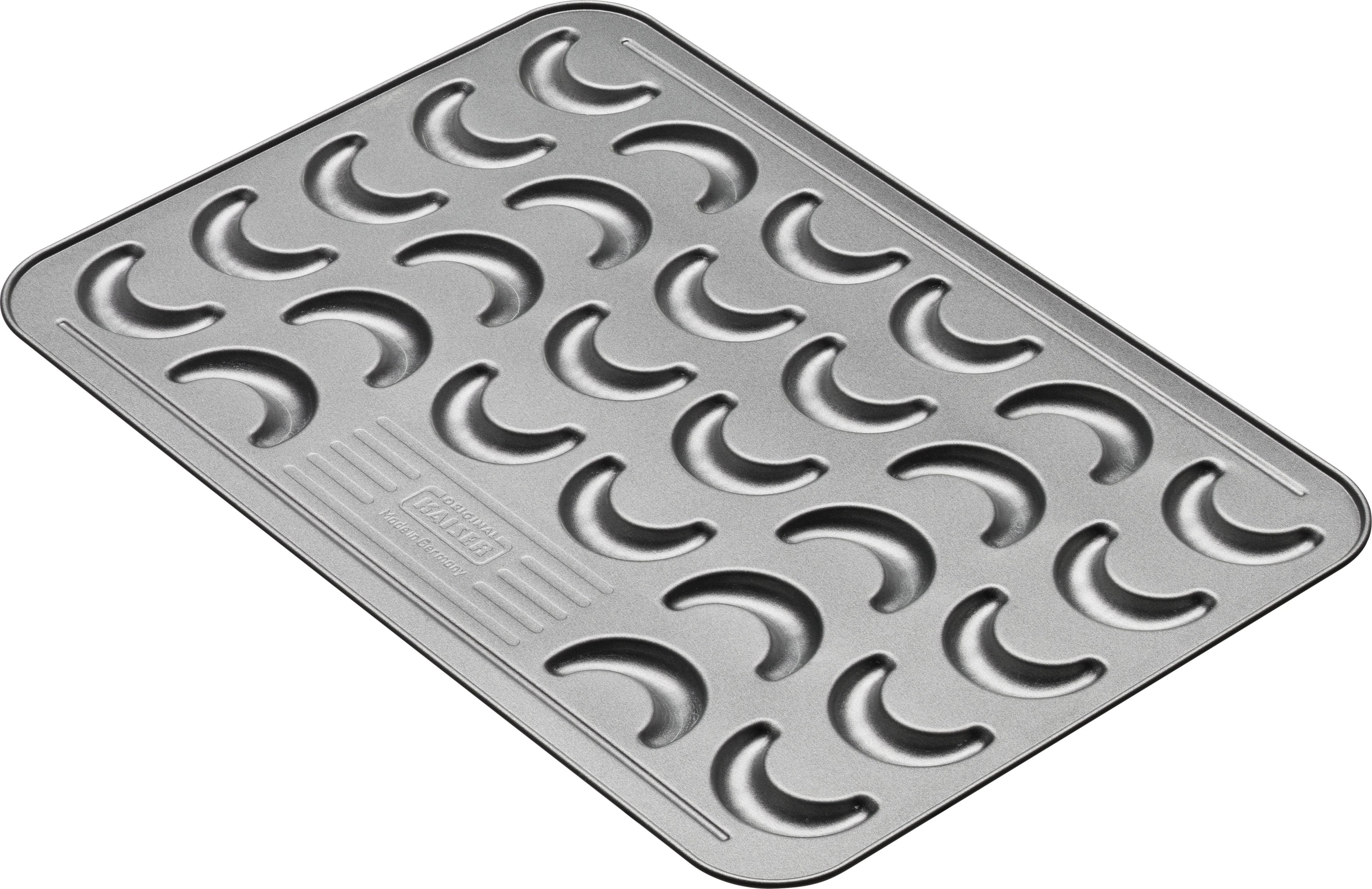 Vaniljekipferl bakeplate 42 x 29 cm non-stick KAISER forfra