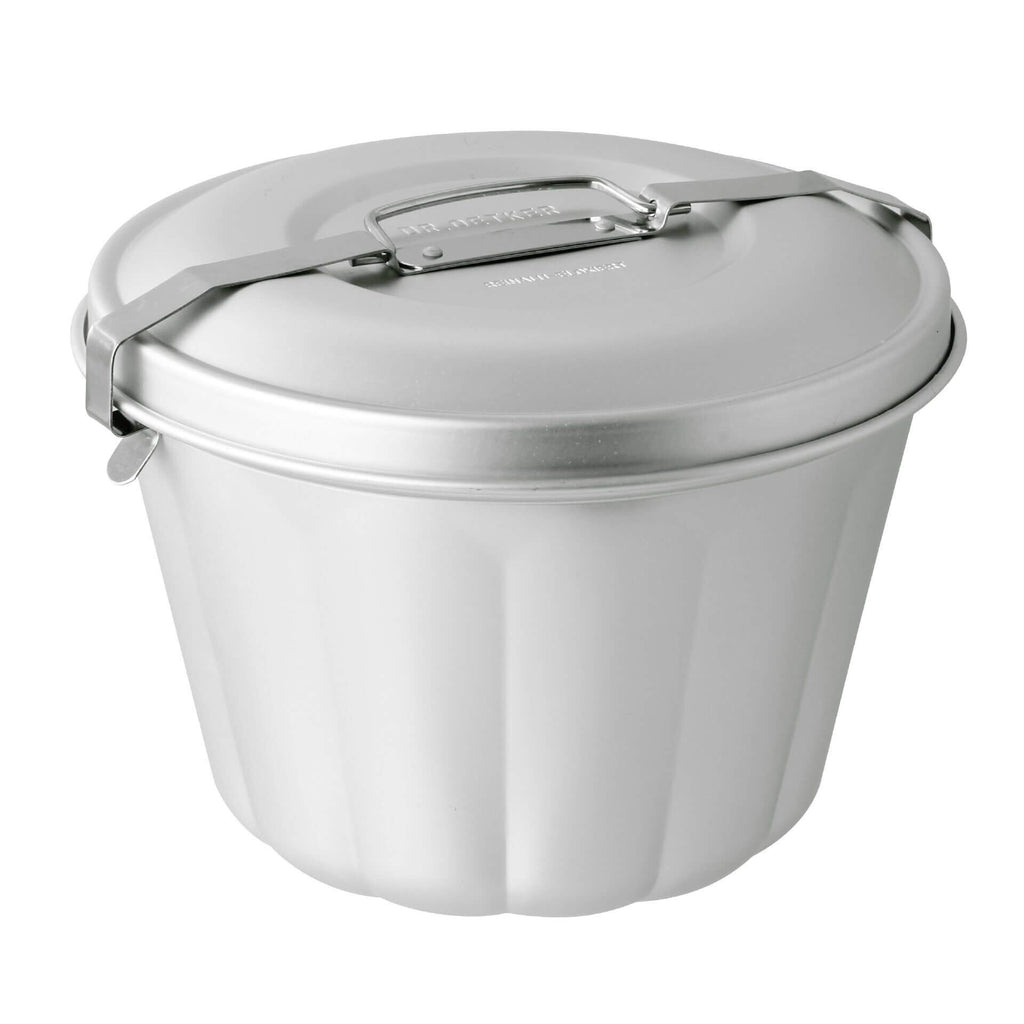 Vannbadform gugelhupf Ø21 cm aluminium med lokk bakside