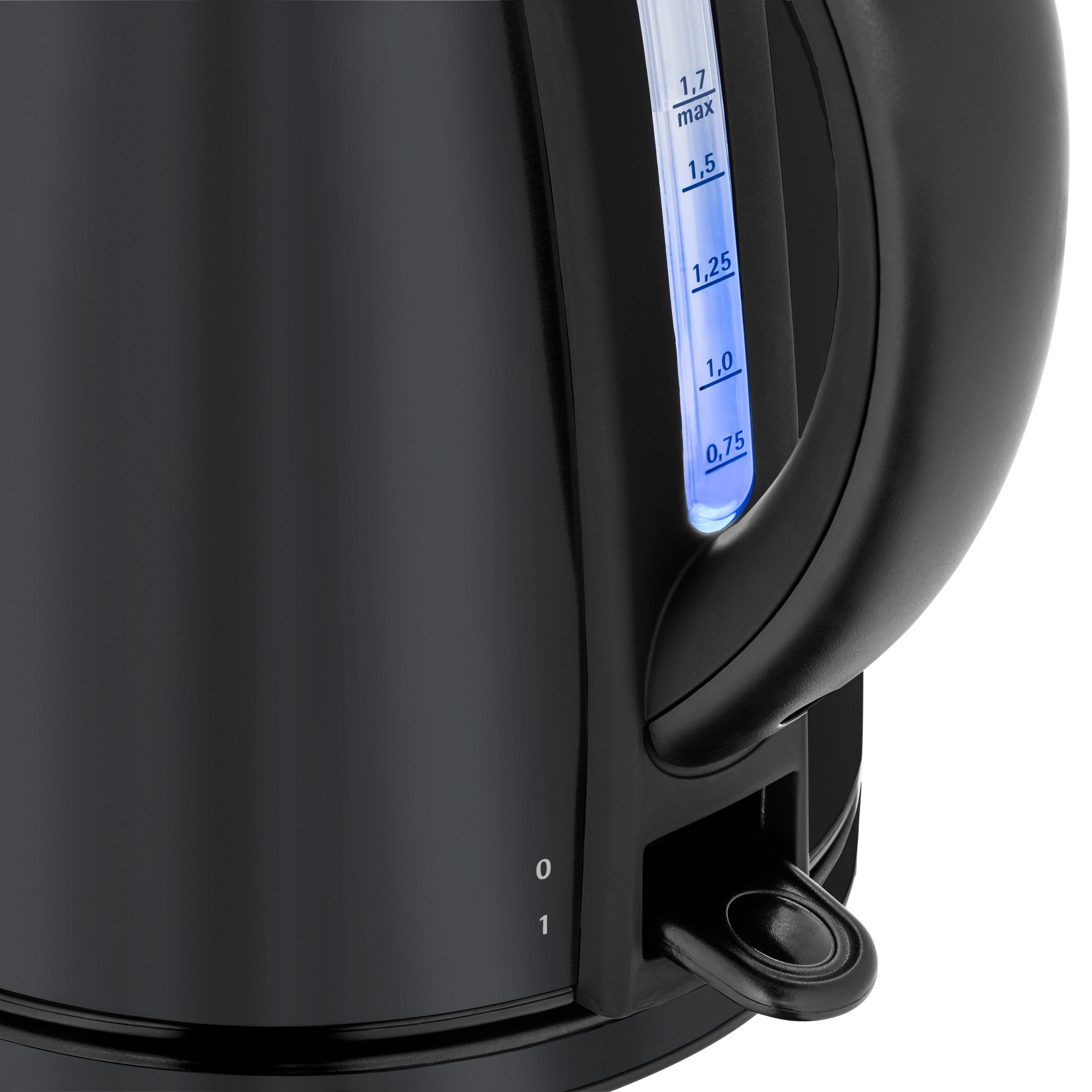 Vannkoker 1,7 L Deep Black 2400W Stelio - WMF detalj av lokk