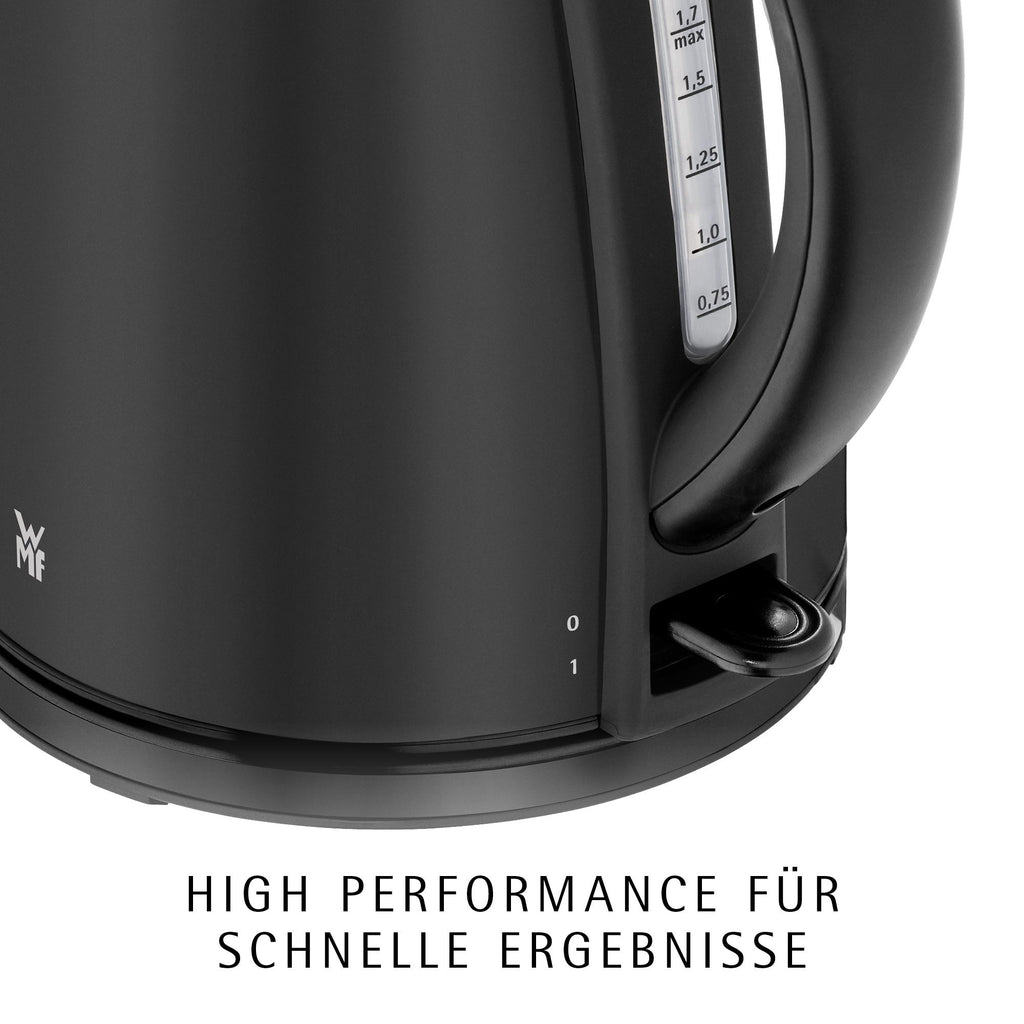 Vannkoker 1,7 L Deep Black 2400W Stelio - WMF ledningsfeste