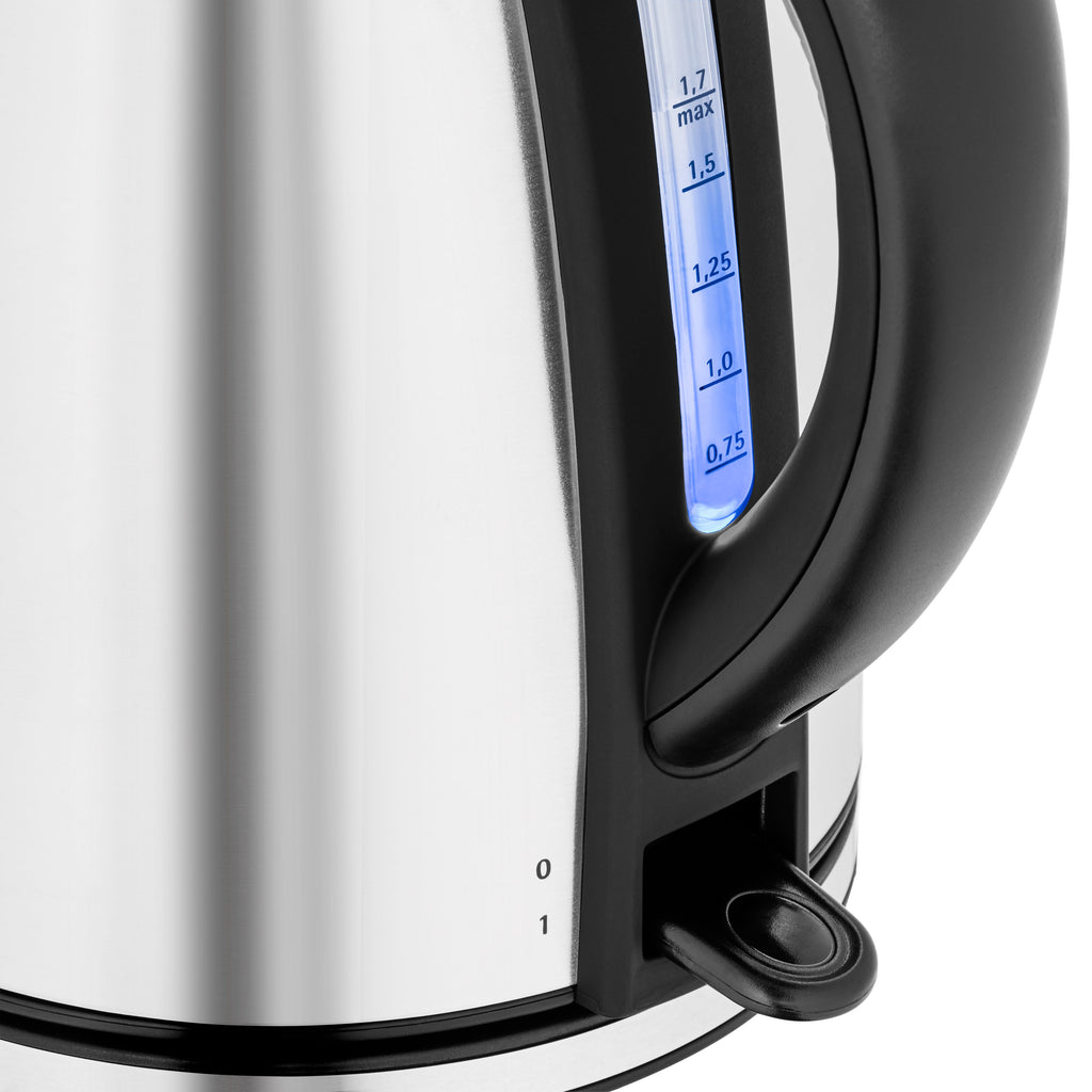 Nærbilde av kontrollpanel på Vannkoker 1,7 L rustfritt stål 2400W Stelio - WMF